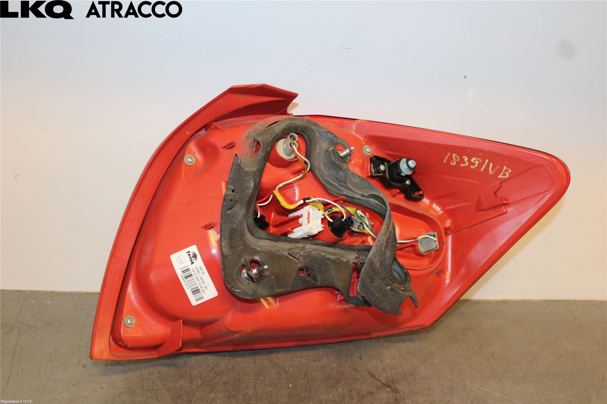 Toyota AURIS 10-12 Baklykt Venstre