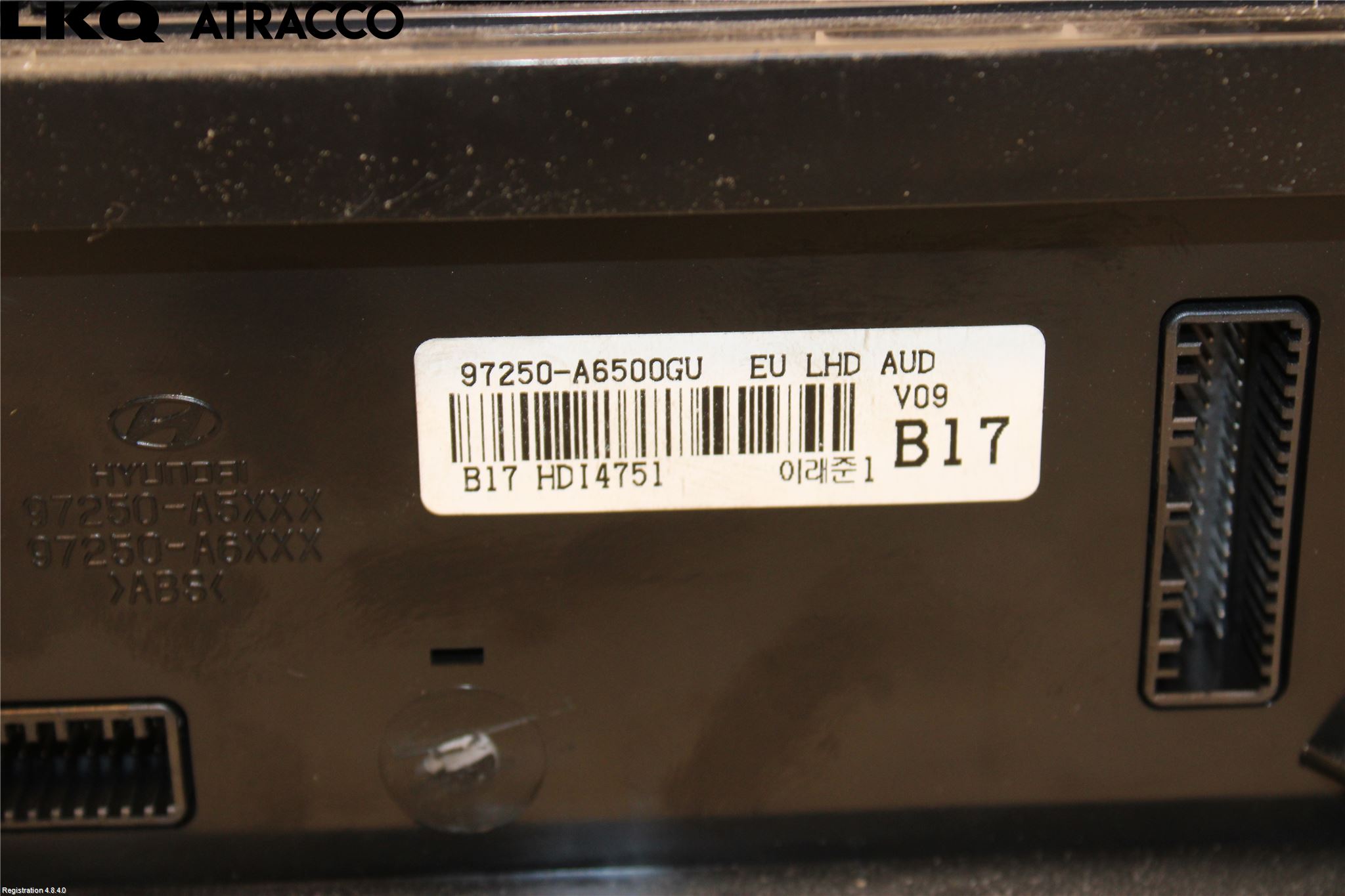 Hyundai i30 GD 13-17 Varme Ac Betjening-Display