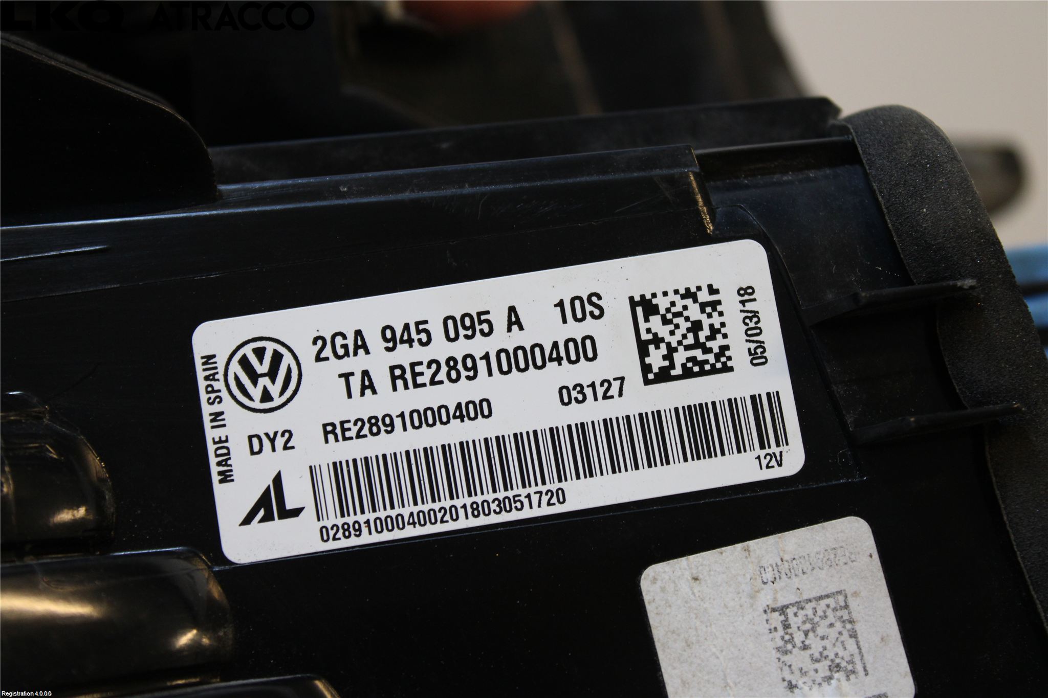 Volkswagen VW T-ROC 18- Baklykt Venstre