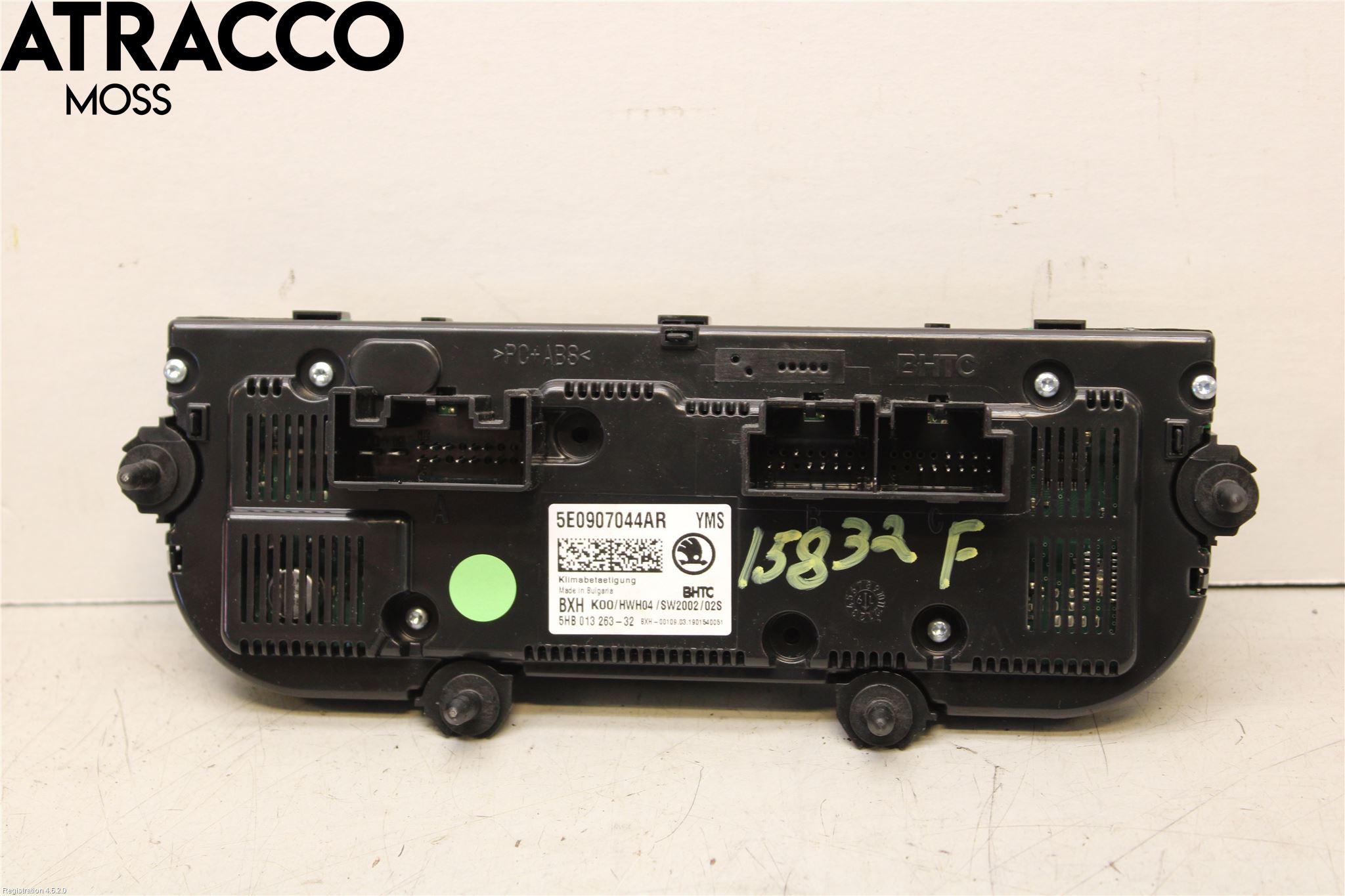 Skoda OCTAVIA (5E) 13-20 Varme Ac Betjening-Display