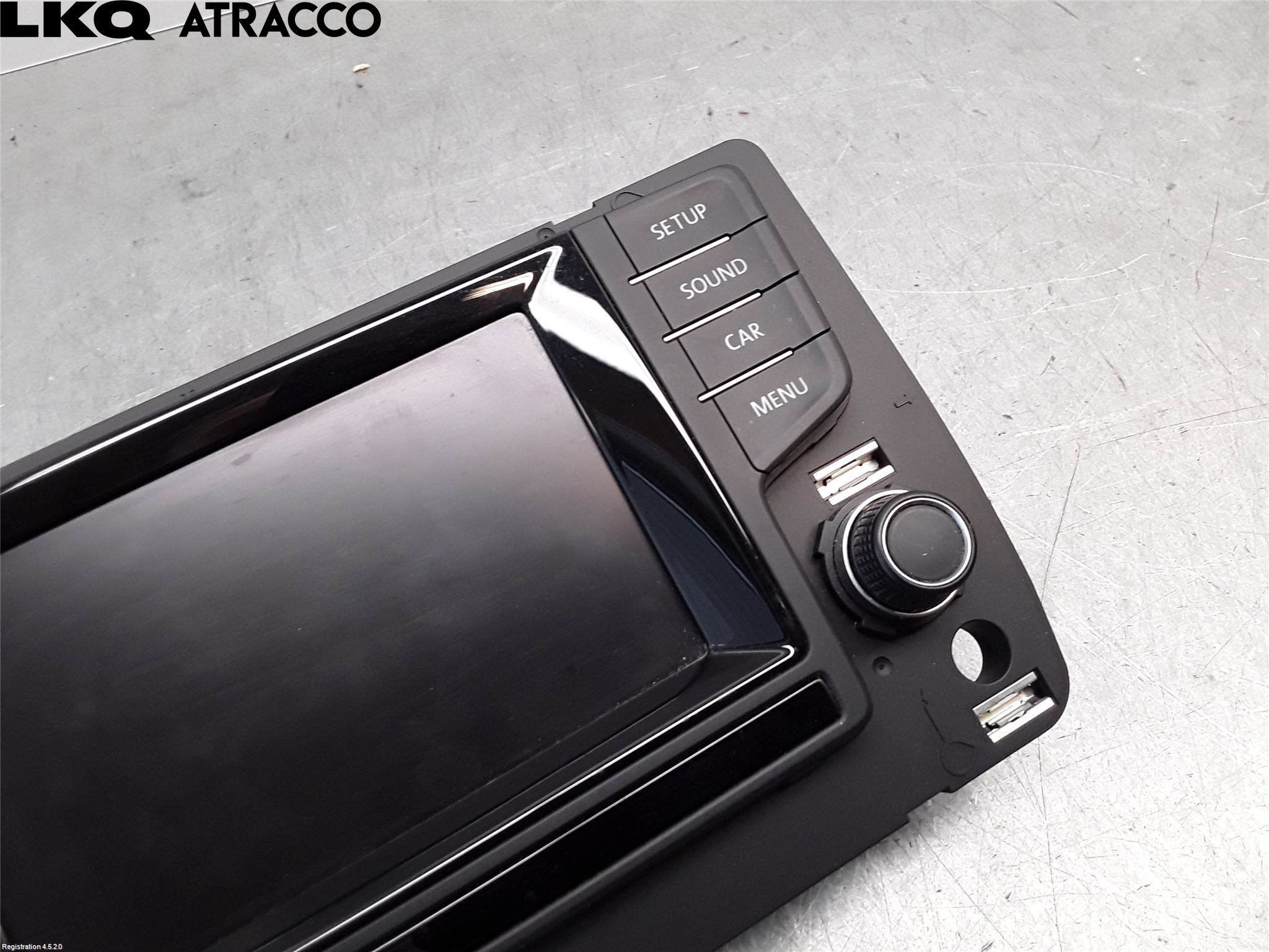 Volkswagen VW GOLF / E-GOLF VII 13-20 Multifunktionsdisplay