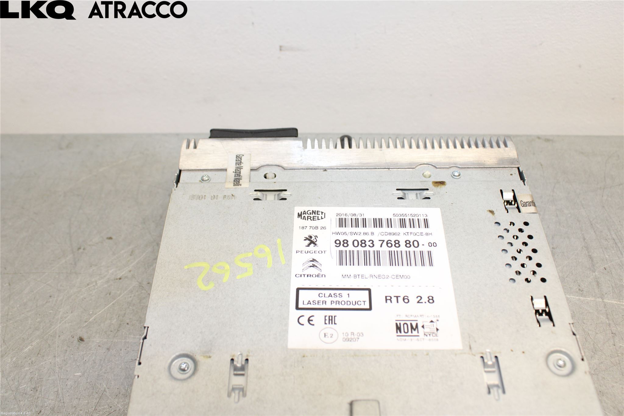 Peugeot 508 11-18 Stereo Radio