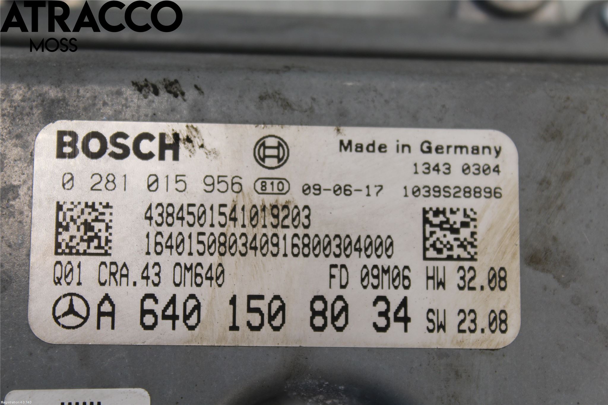 Mercedes-Benz MB B-KLASS (W245) 05-12 Styreenhet Innsprøytning