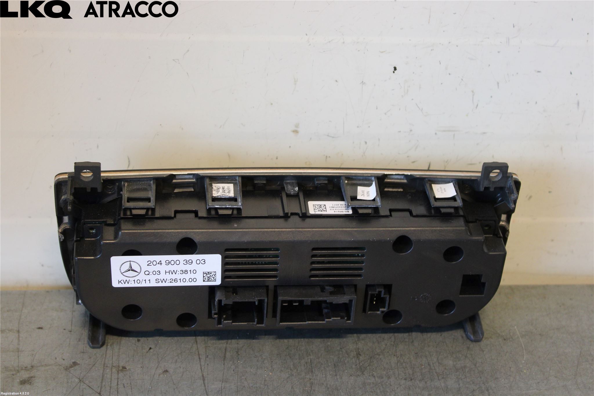 Mercedes-Benz MB CLS (C218/X218) 11-17 Varme Ac Betjening-Display