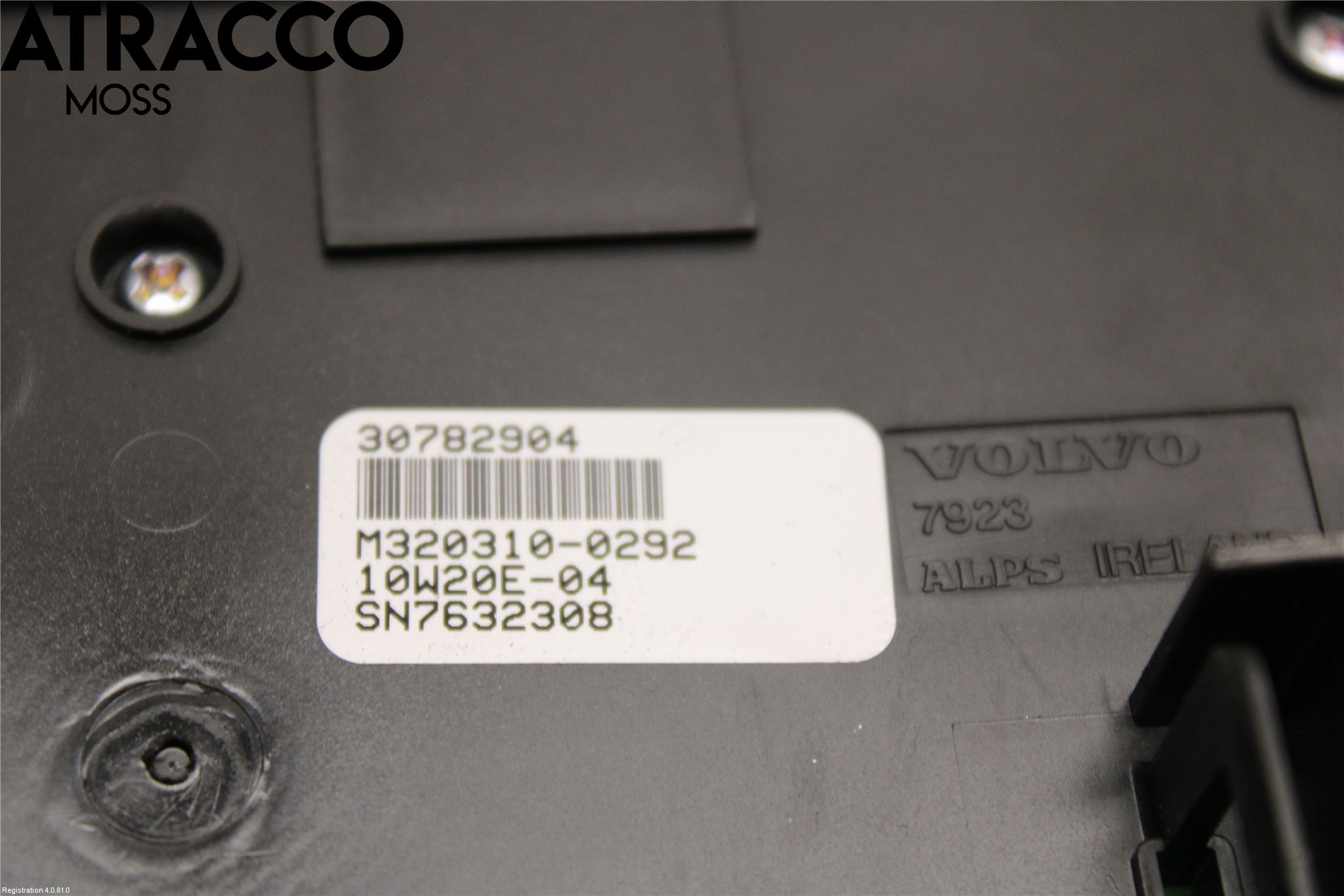 Volvo V70 08-13 Varme Ac Betjening-Display