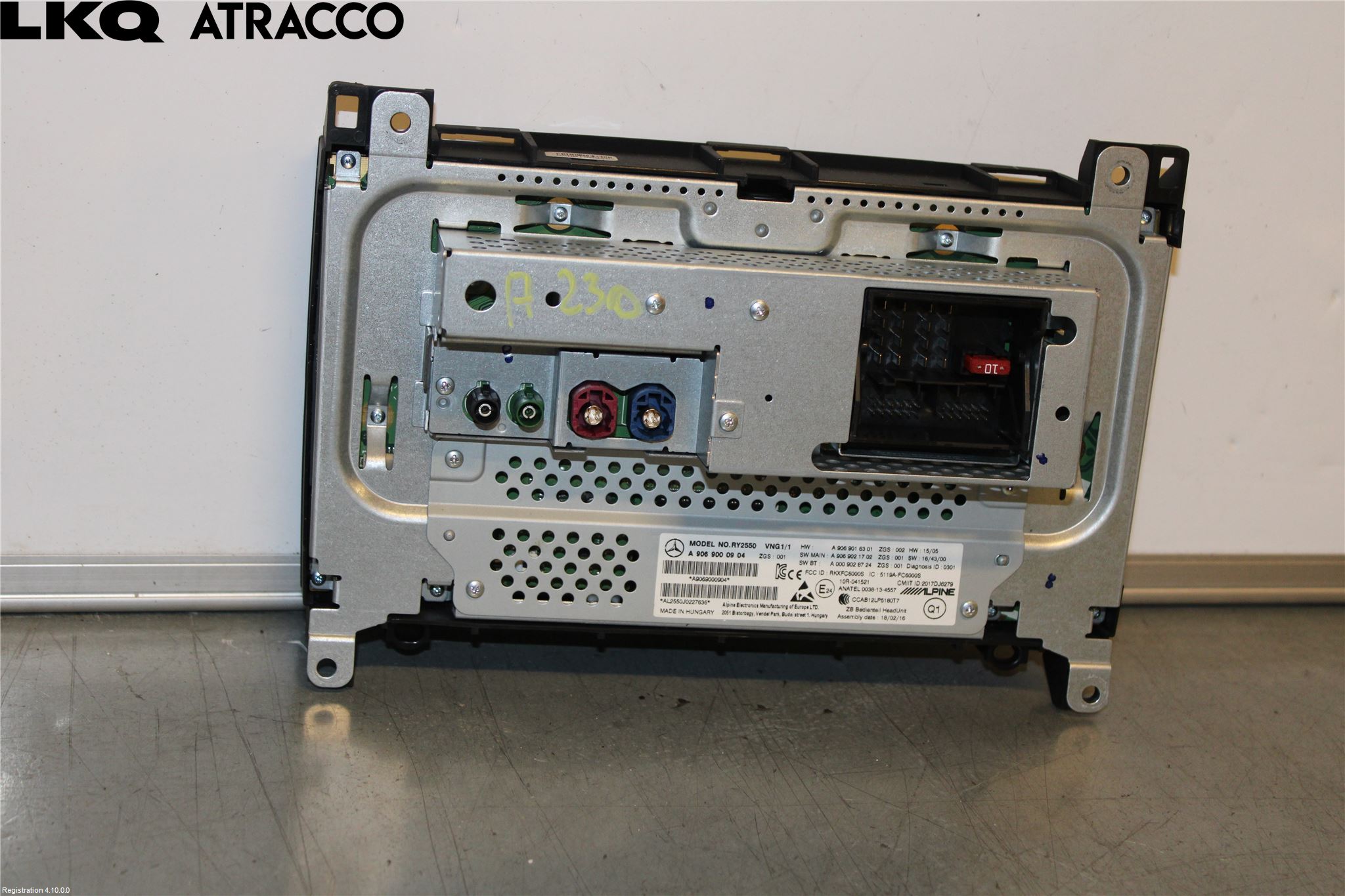 Mercedes-Benz MB SPRINTER (W906) 06-18 Multifunktionsdisplay