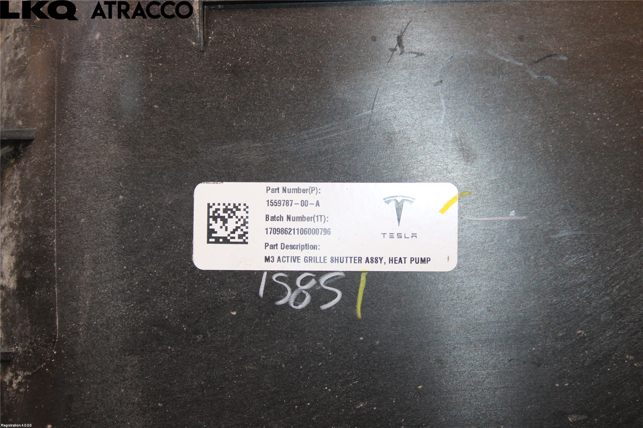 Tesla MODEL 3 17- Luftstyring Front