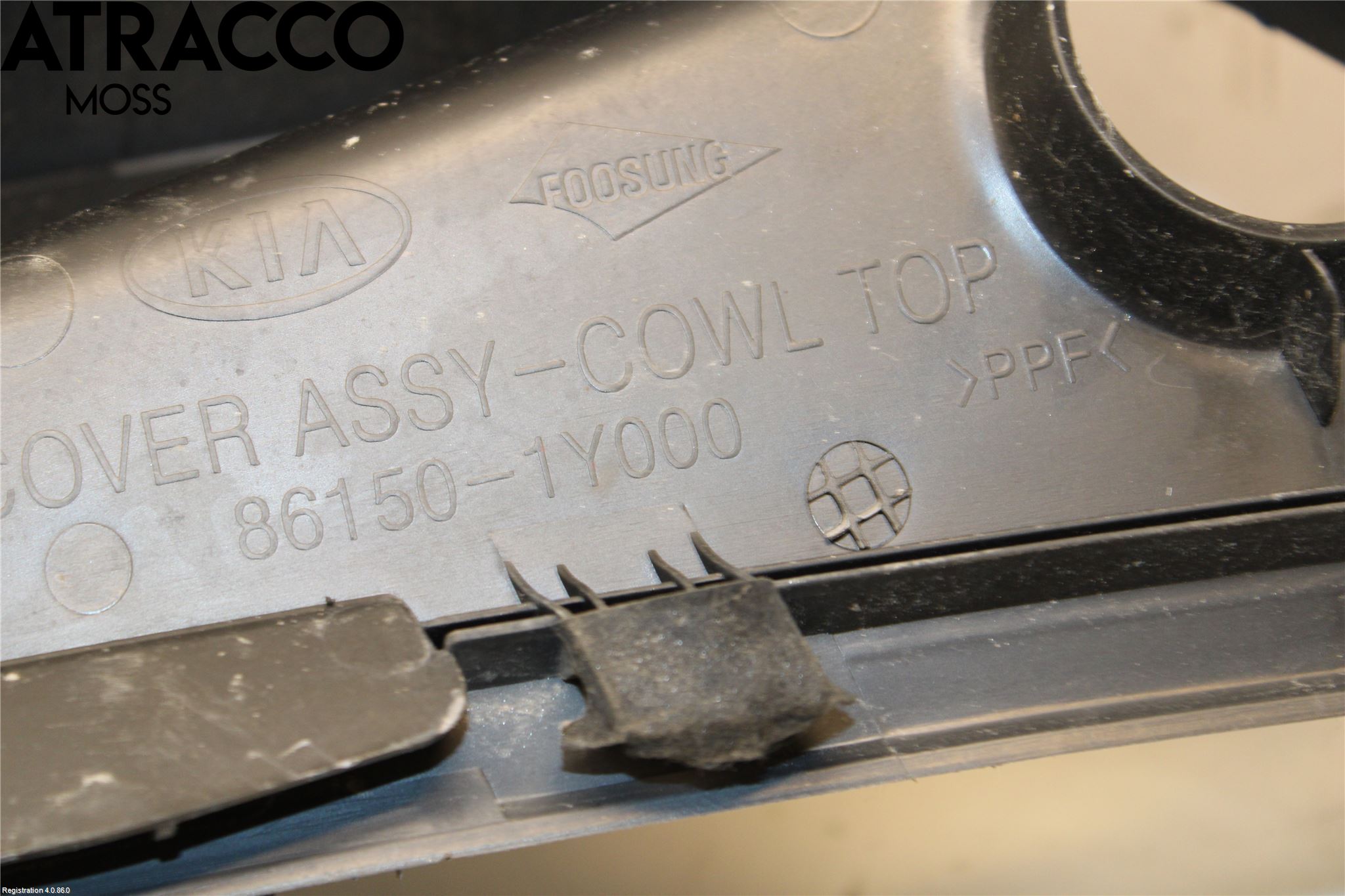 Kia PICANTO 12-17 Visker Deksel-Grill-Under Frr