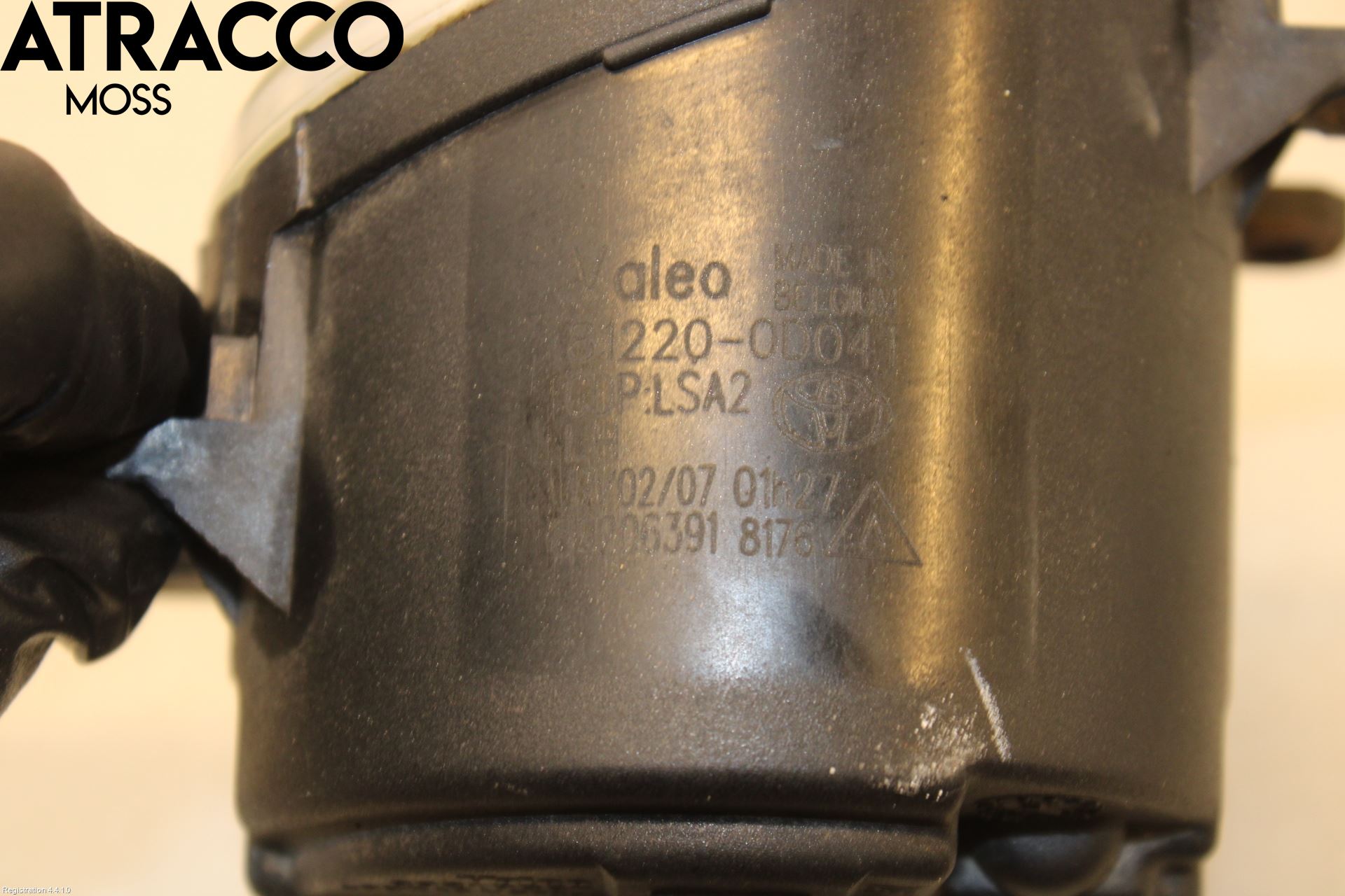 Toyota AURIS 07-09 Frontlykt-Kurve-Tåkelys