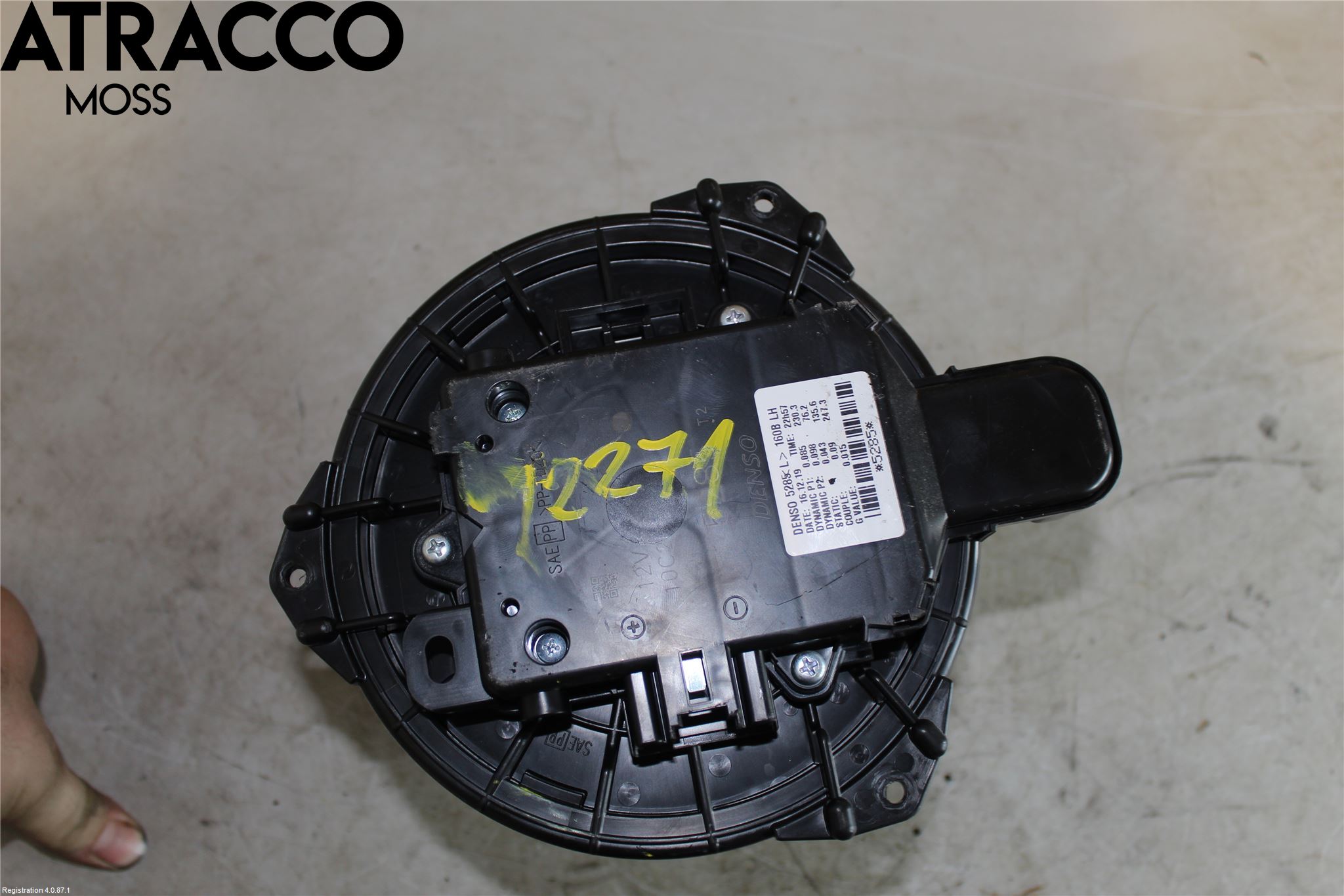 Toyota COROLLA 19- Varme Ac Varmeapparatvifte