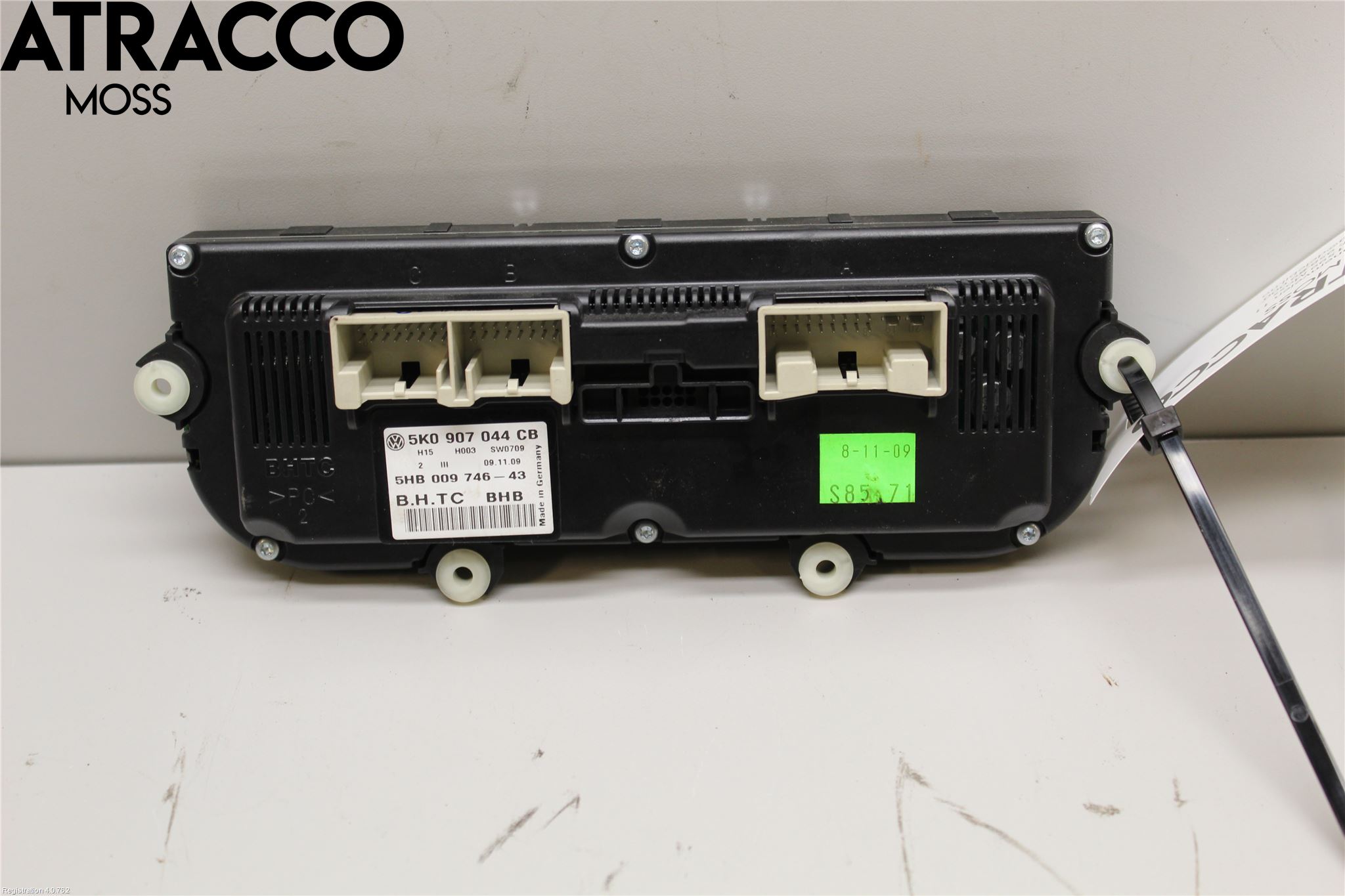 Volkswagen VW TIGUAN 07-16 Varme Ac Betjening-Display