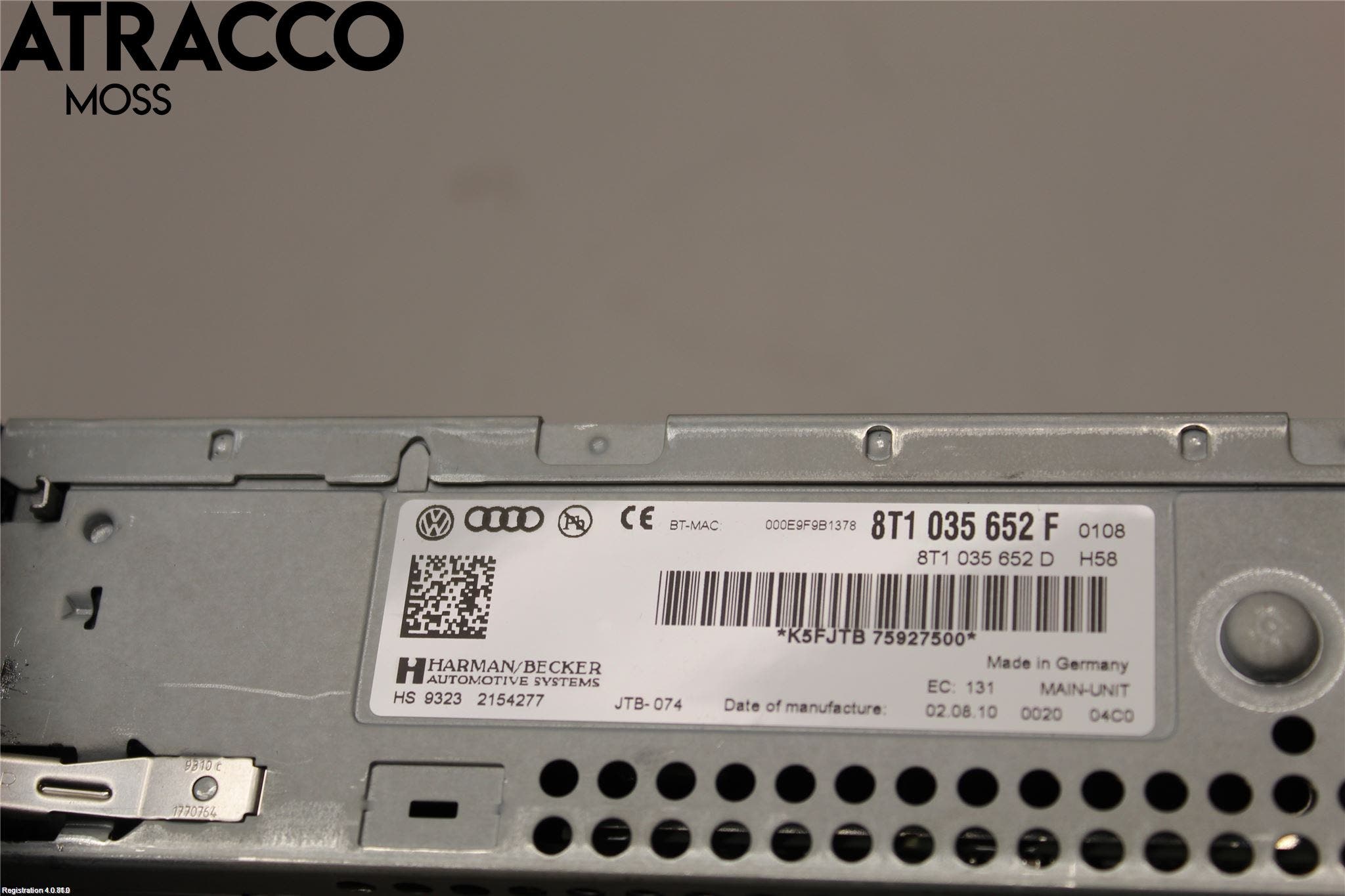 Audi A4/S4 08-11 Stereo Radio