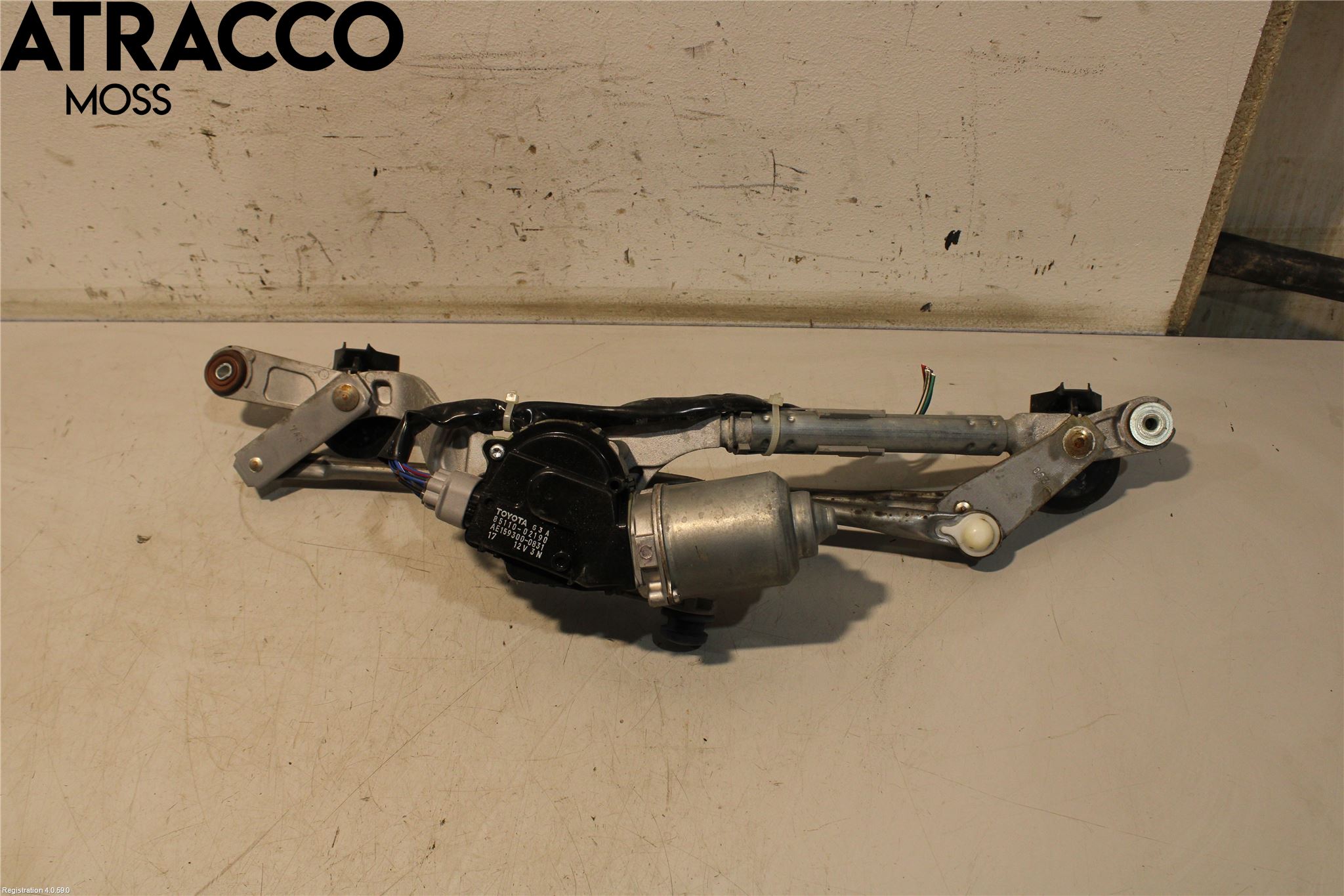 Toyota AURIS 10-12 Viskermotor Frontrute