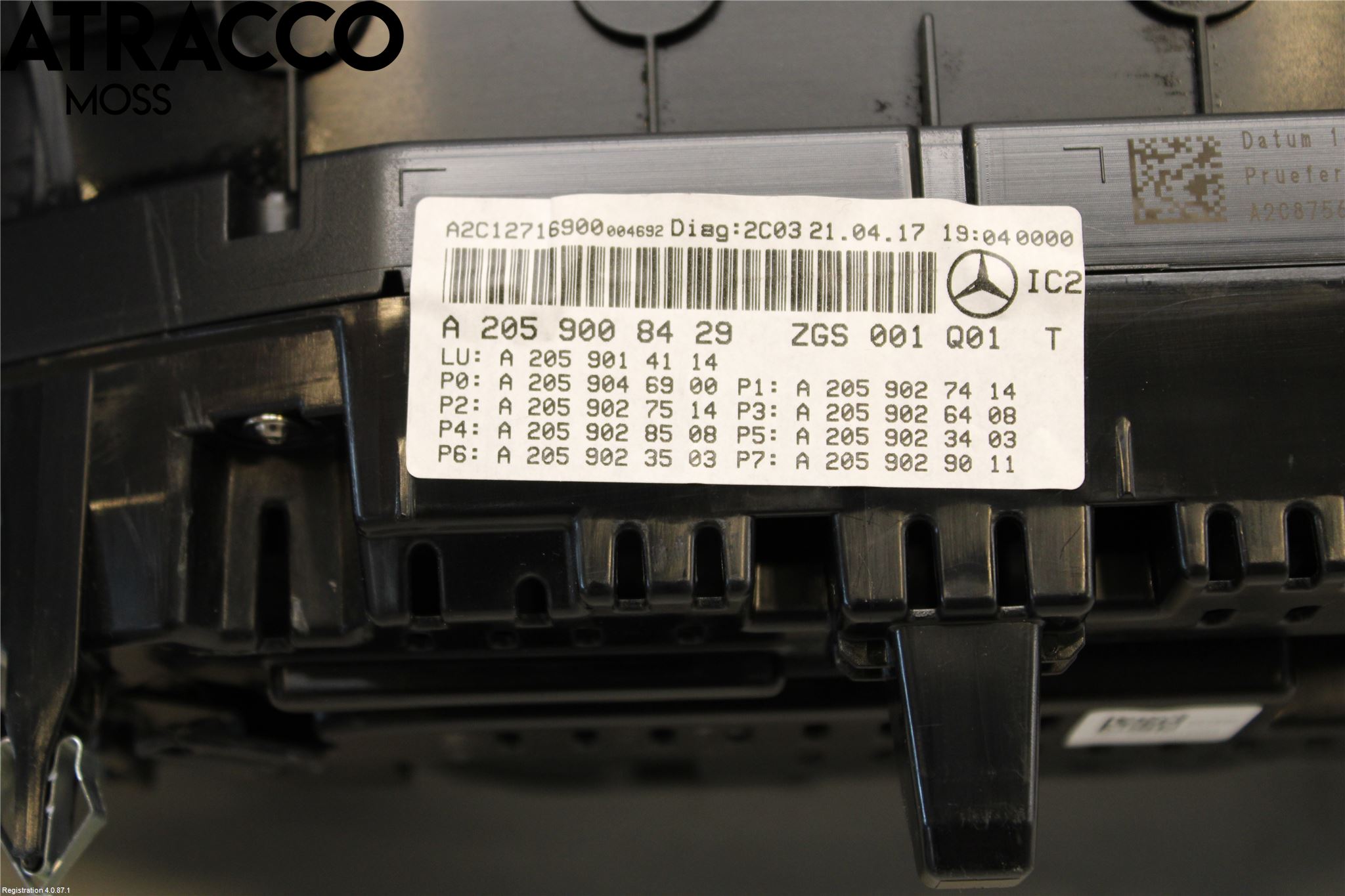 Mercedes-Benz MB GLC-KLASS (X253/C253) 15-22 Instr Kombinert