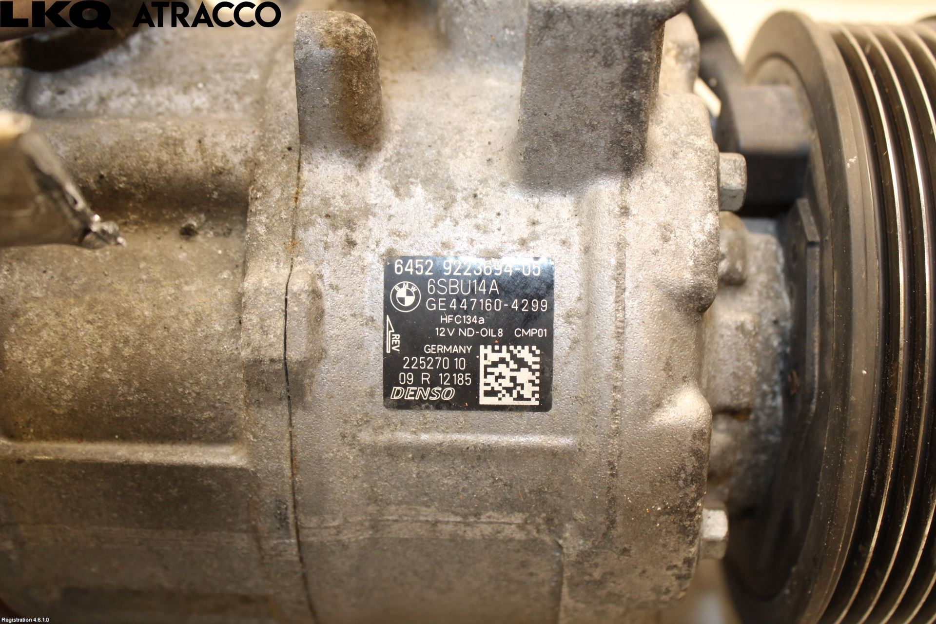 BMW X1 E84 10-15 Varme Ac Kompressor