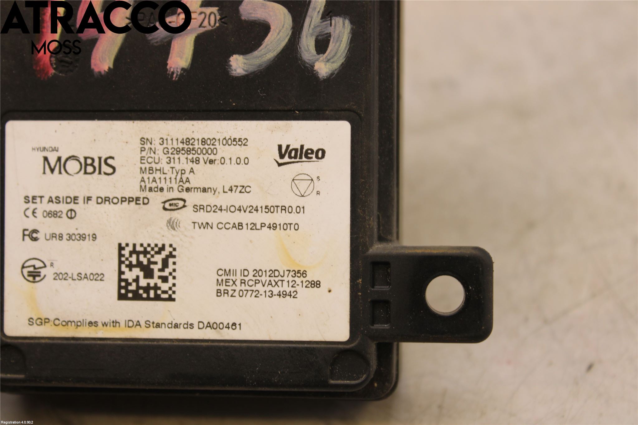 Hyundai IONIQ AE 17-22 Sensor Kollisjonsbeskyttelse