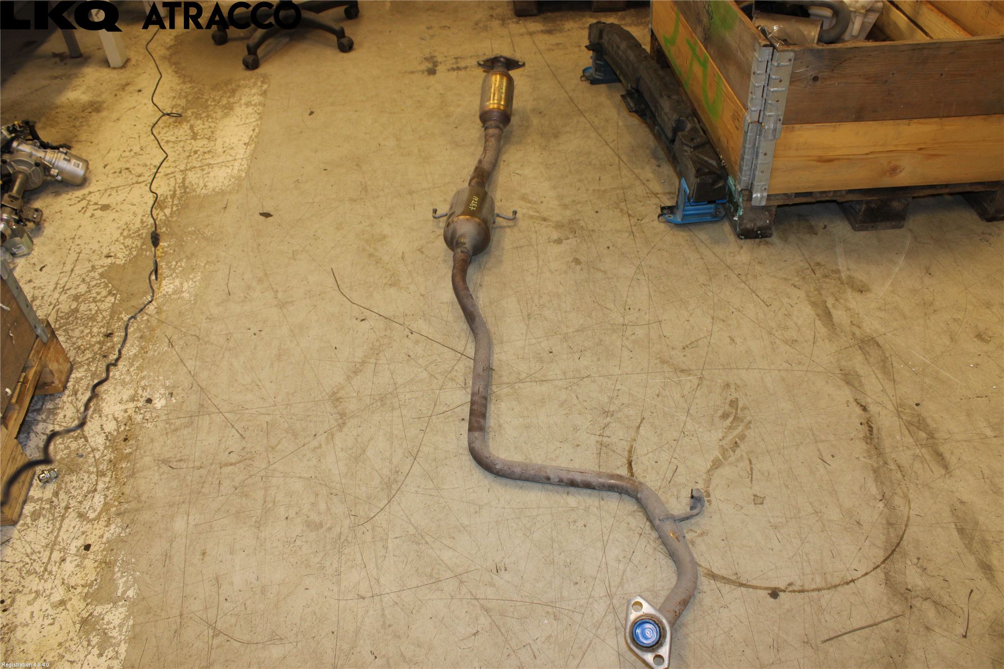 Toyota YARIS XP130 15-20 Eksos Foran-Mitt-Bak