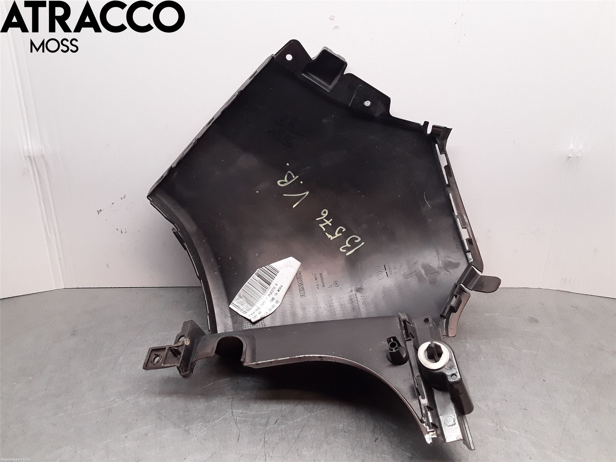 Renault CAPTUR 13-19 Støtfanger Bak Overtrekk