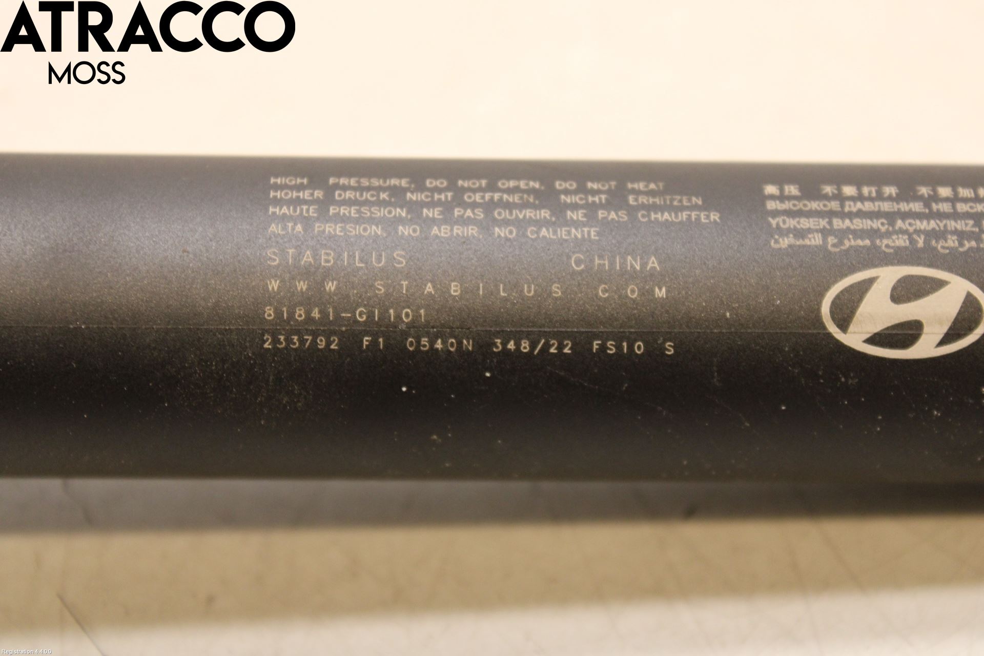 Hyundai IONIQ AE 17-22 Bakluke Demper-Gassfjær