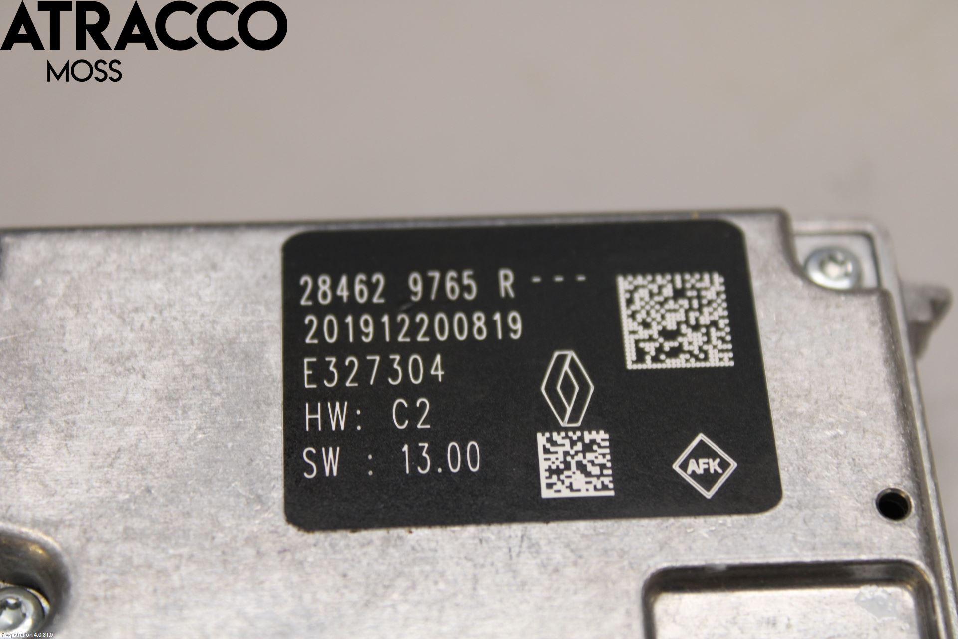 Renault ZOE/E-TECH 13- Parkeringshjelp Kamera