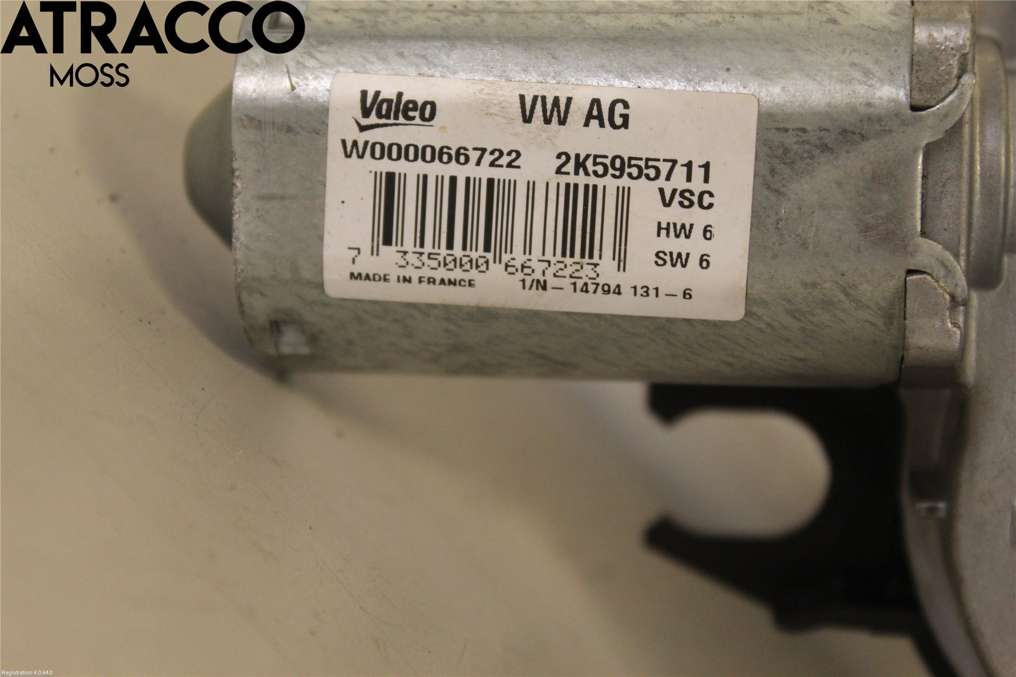 Volkswagen VW CADDY 16-20 Viskermotor Bakluke