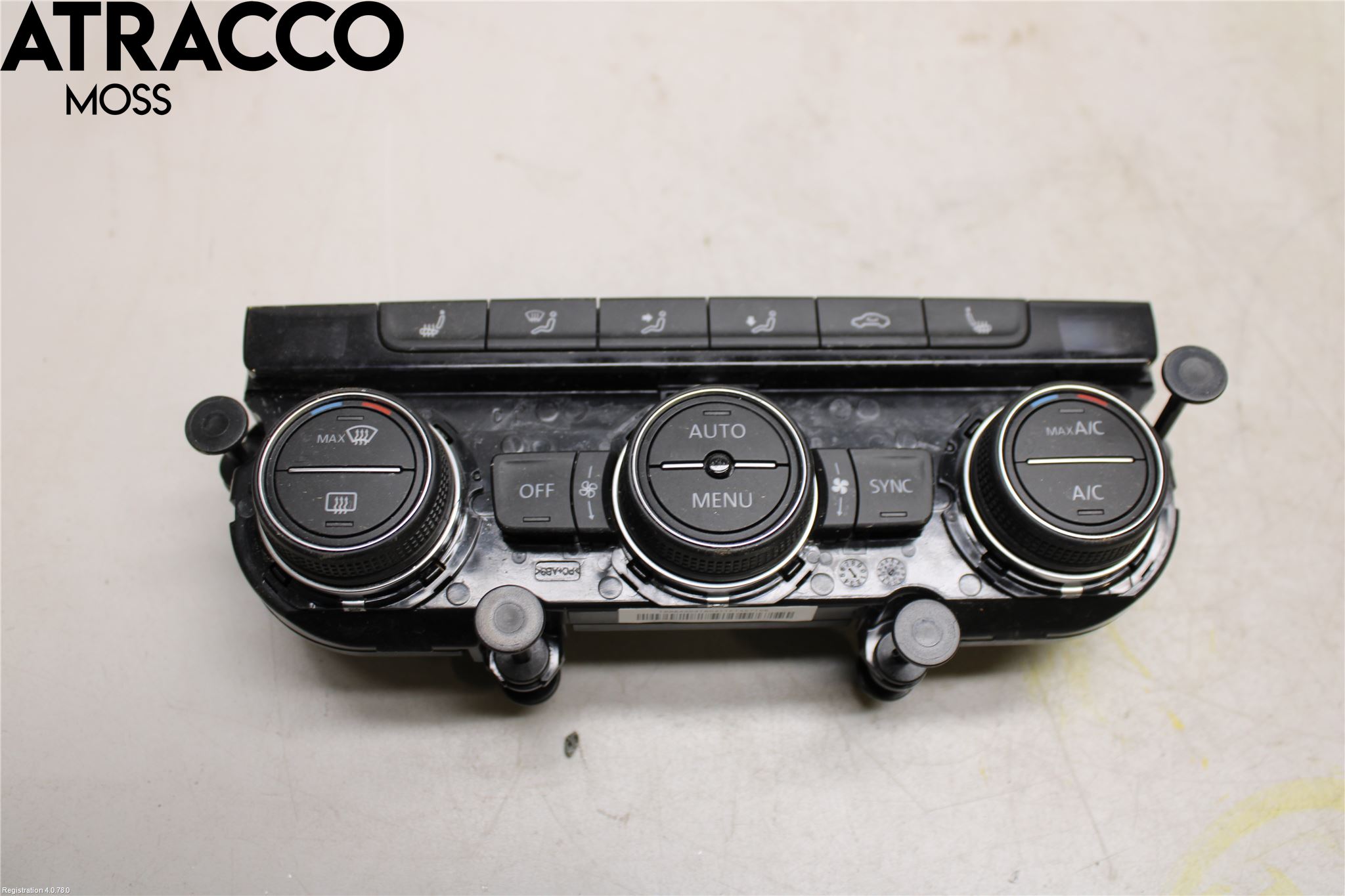 Volkswagen VW GOLF / E-GOLF VII 13-20 Varme Ac Betjening-Display