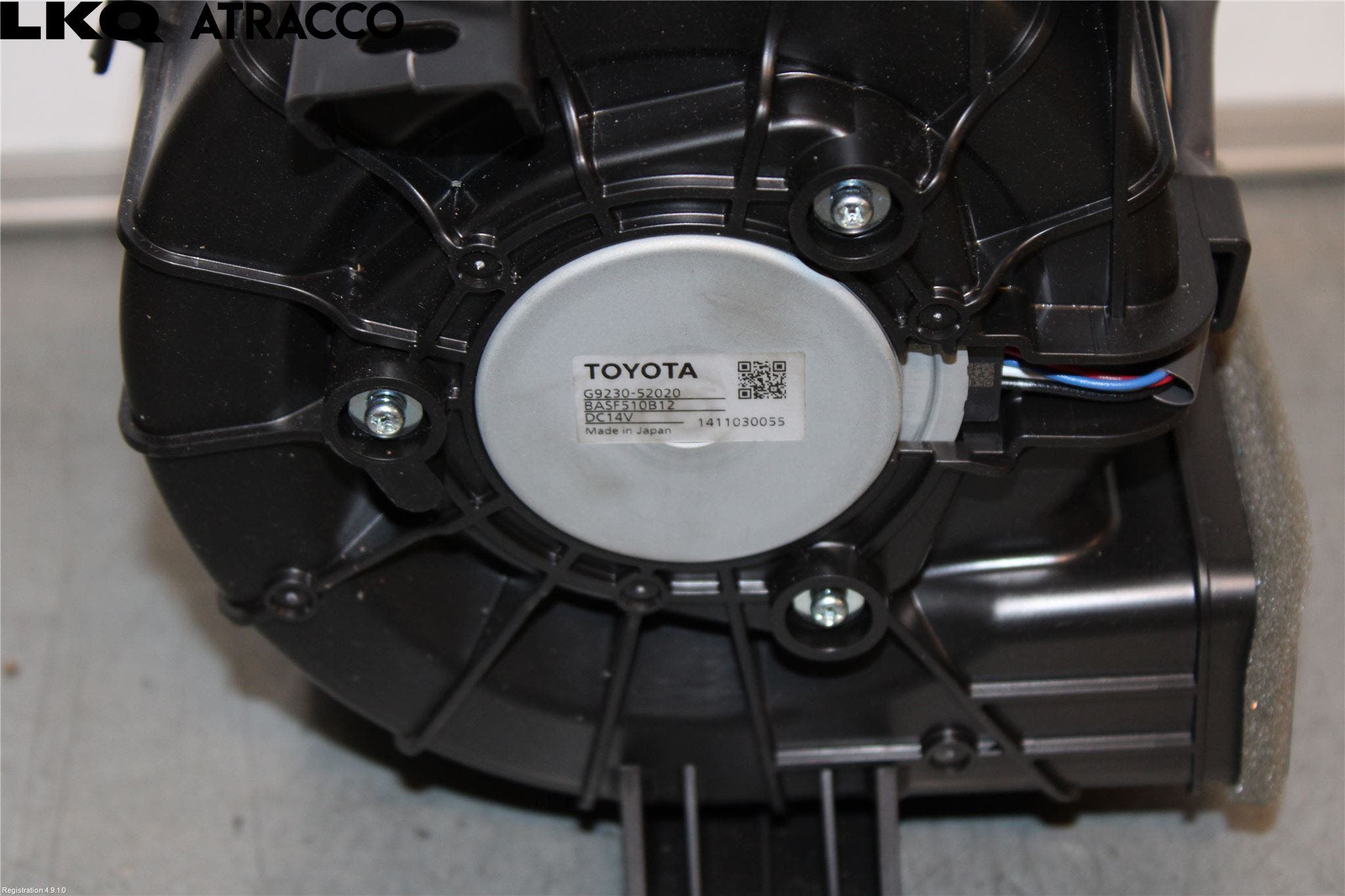 Toyota YARIS XP130 15-20 Varmeapparat Viftemotor