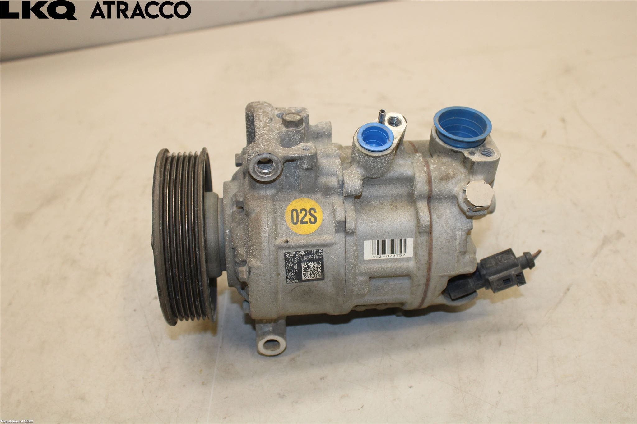 Volkswagen VW CADDY 16-20 Varme Ac Kompressor
