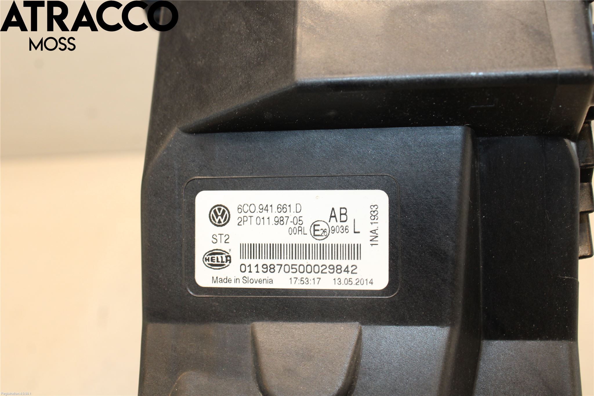 Volkswagen VW POLO 10-17 Frontlykt-Kurve-Tåkelys