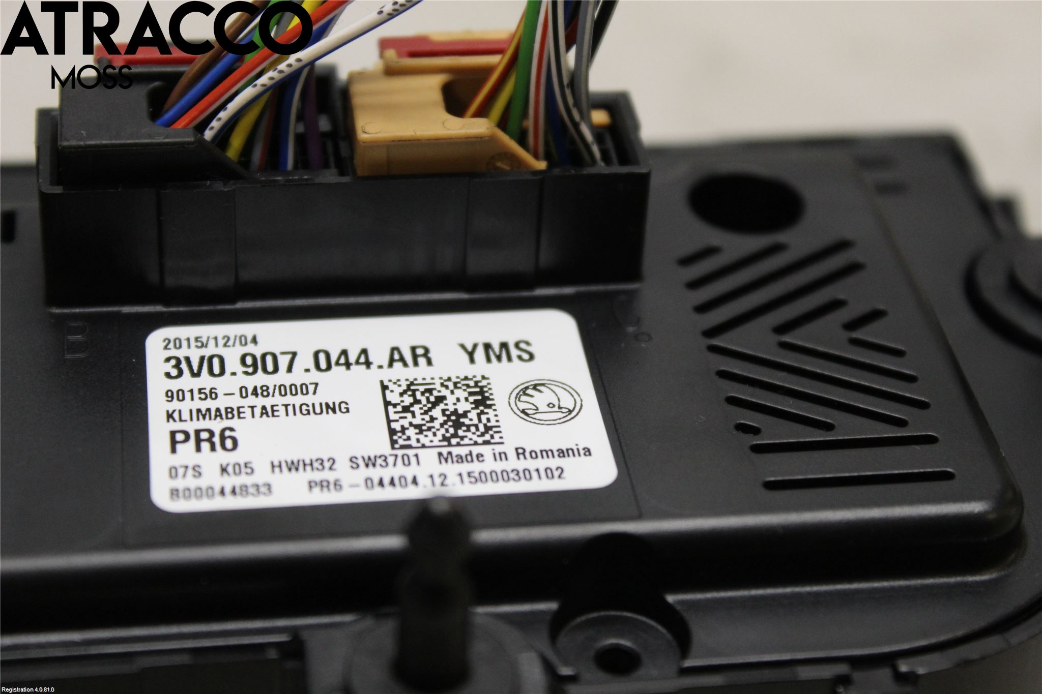 Skoda SUPERB 16-24 Varme Ac Betjening-Display