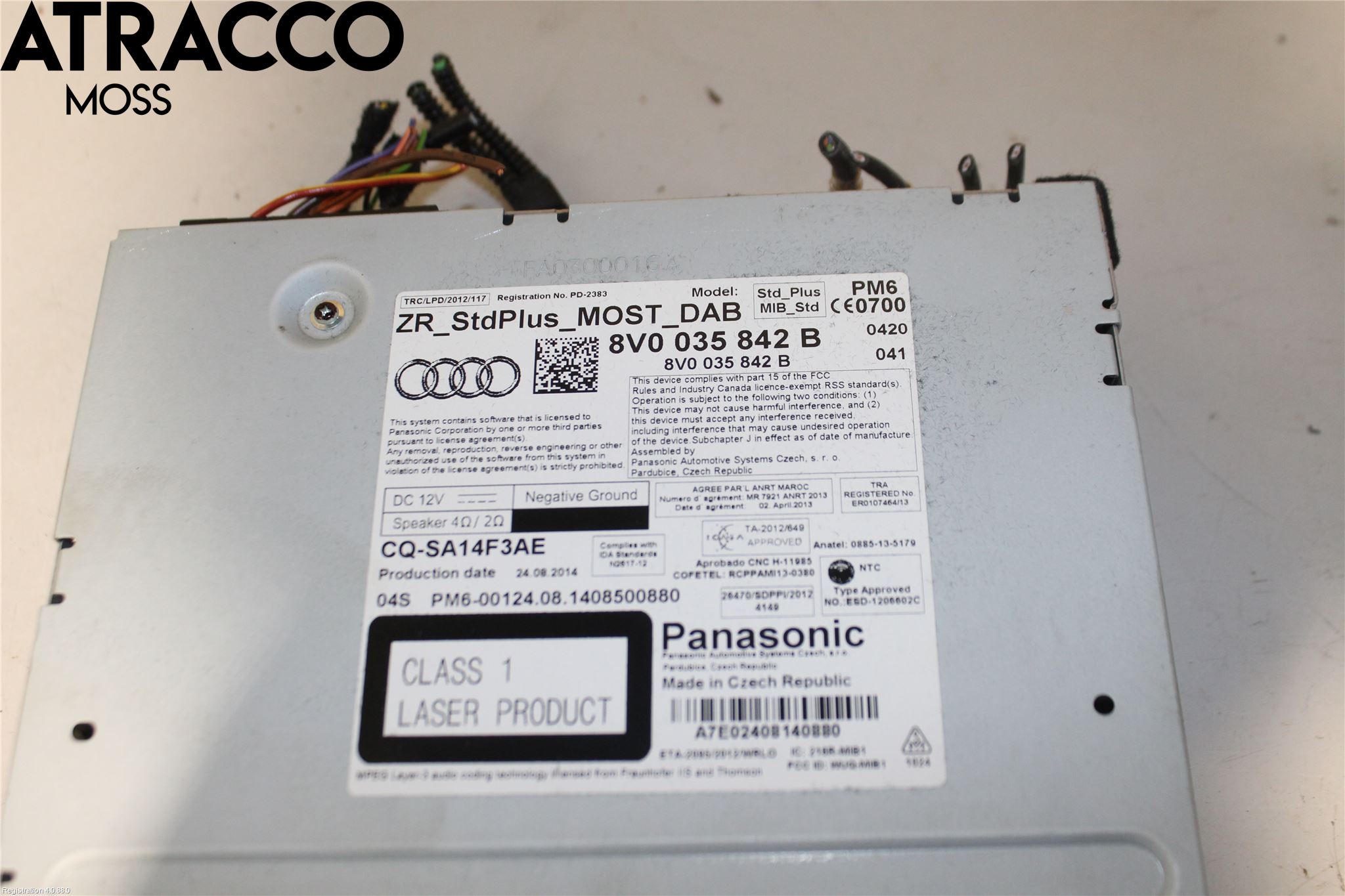 Audi A3/S3 8V 13-20 Stereo Radio