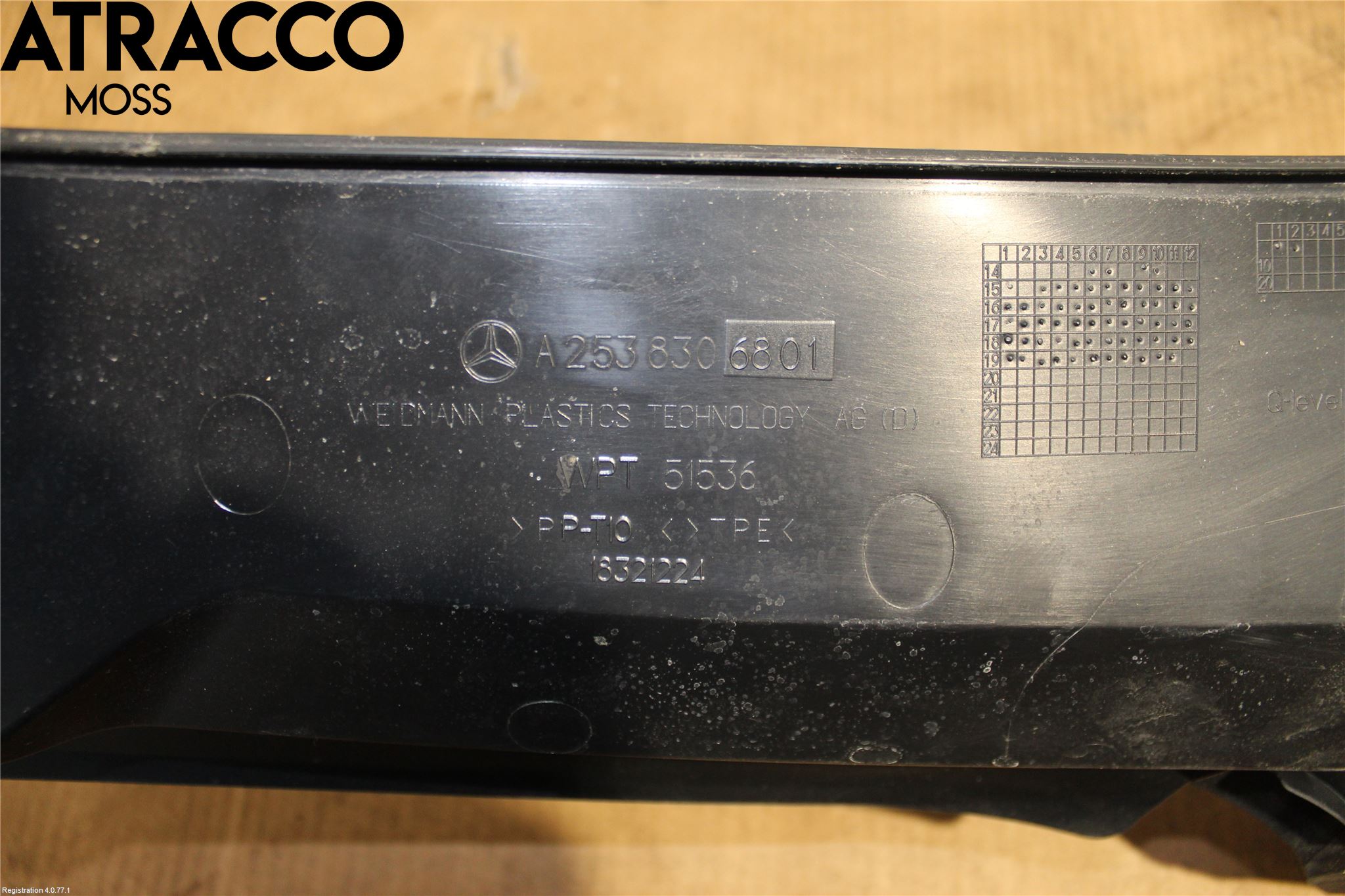 Mercedes-Benz MB EQC (N293) 20- Visker Deksel-Grill-Under Frr