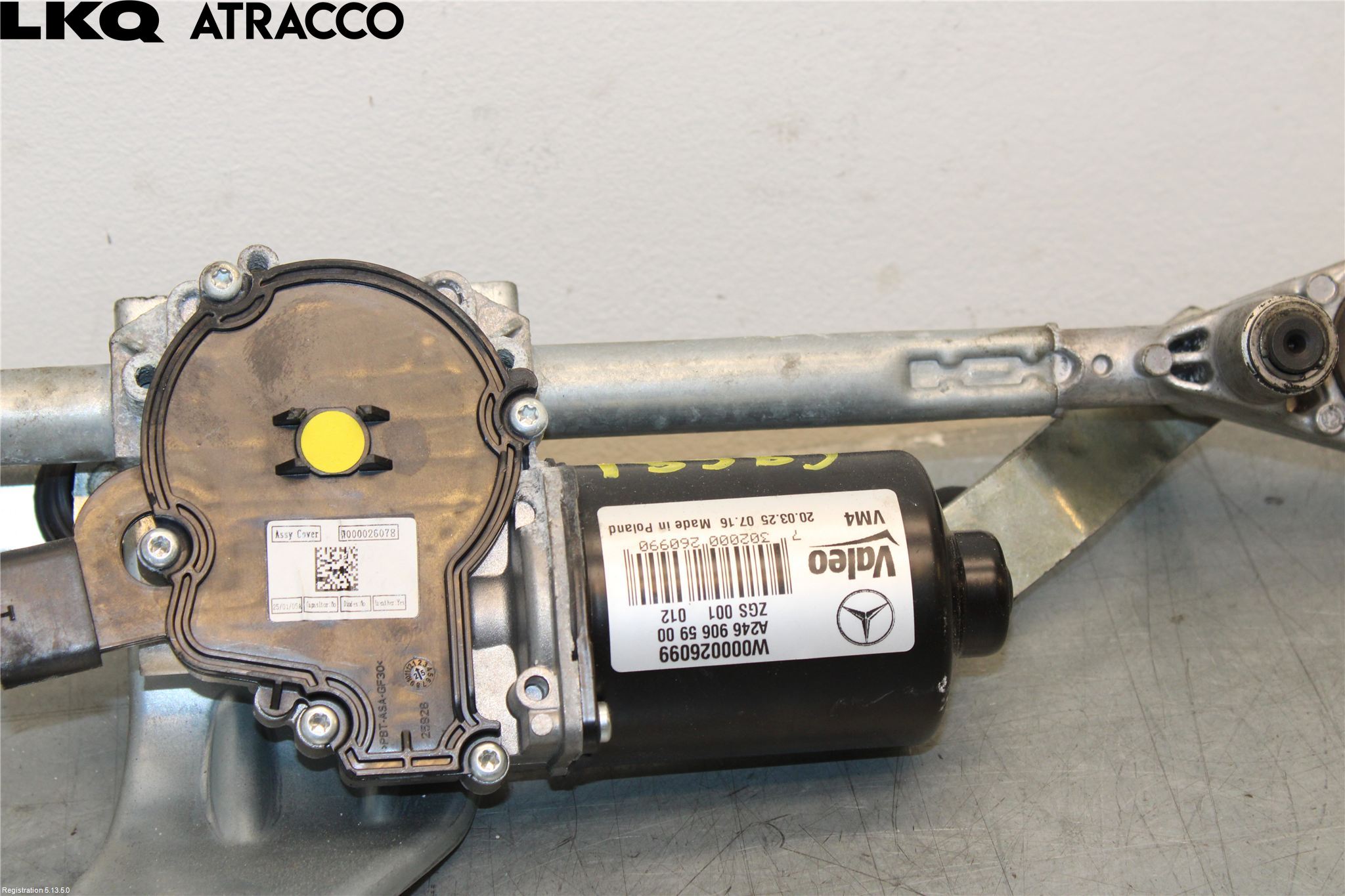 Mercedes-Benz MB B-KLASS (W246/W242) 12-19 Viskermotor Frontrute