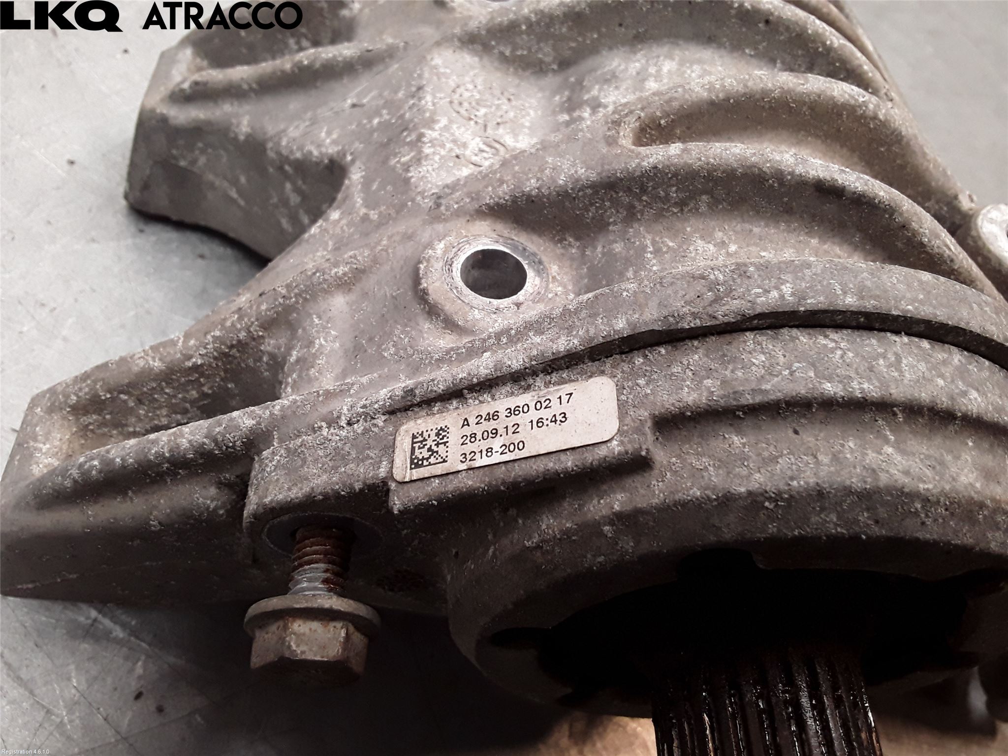 Mercedes-Benz MB B-KLASS (W246/W242) 12-19 Drivaksel Foran Kompl Høyre