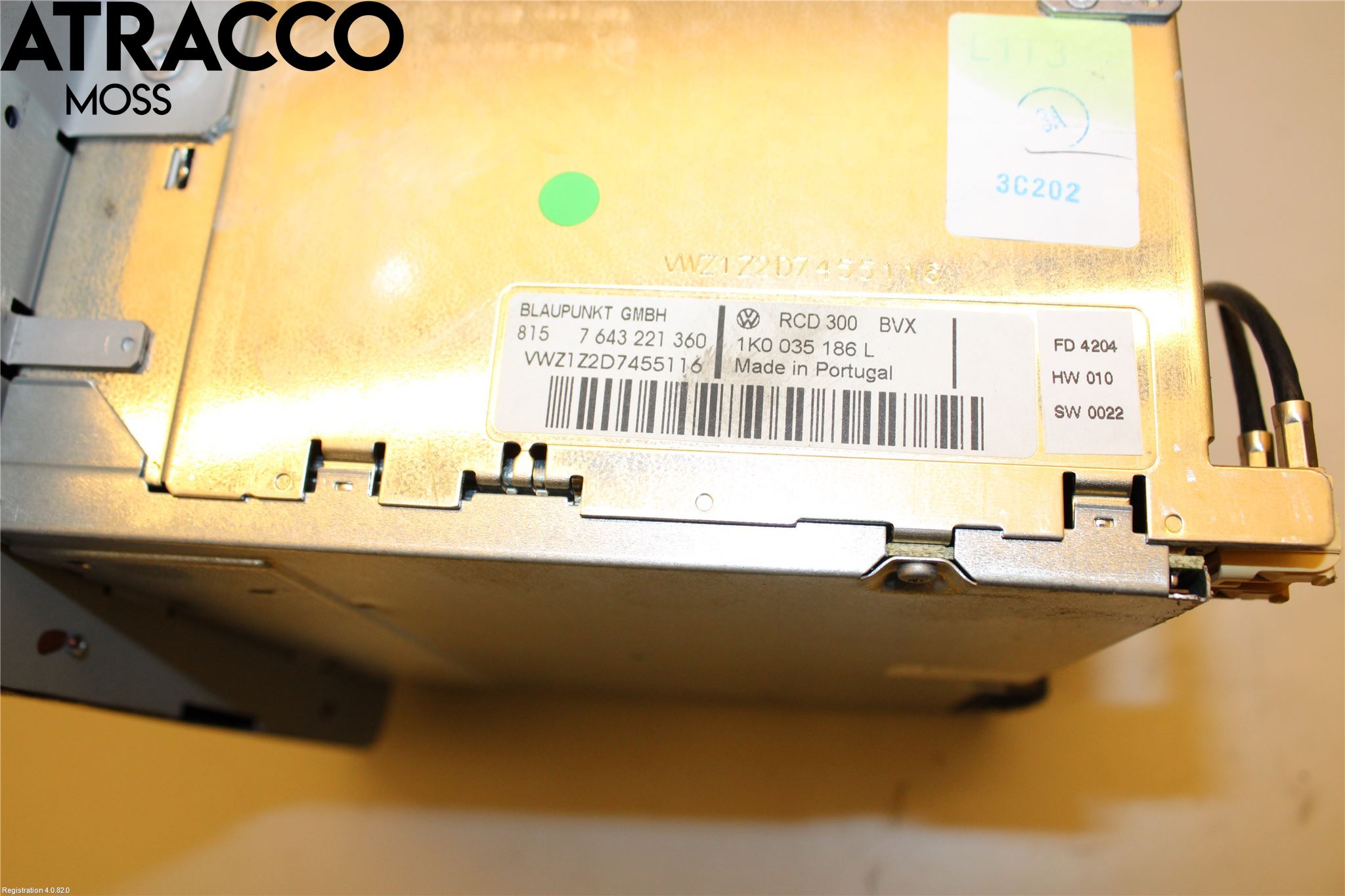 Volkswagen VW GOLF V 04-09 Stereo Radio Med Cd