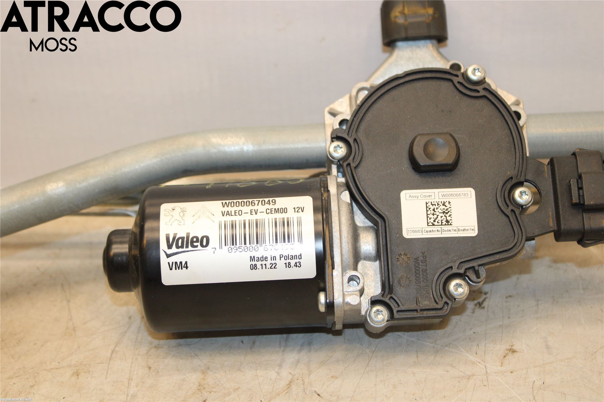 Toyota PROACE II 16- Viskermotor Frontrute