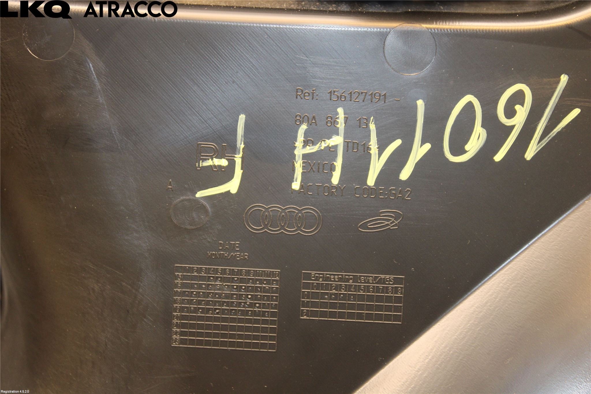 Audi Q5/SQ5 17- Innr Dørtrekk Høyre