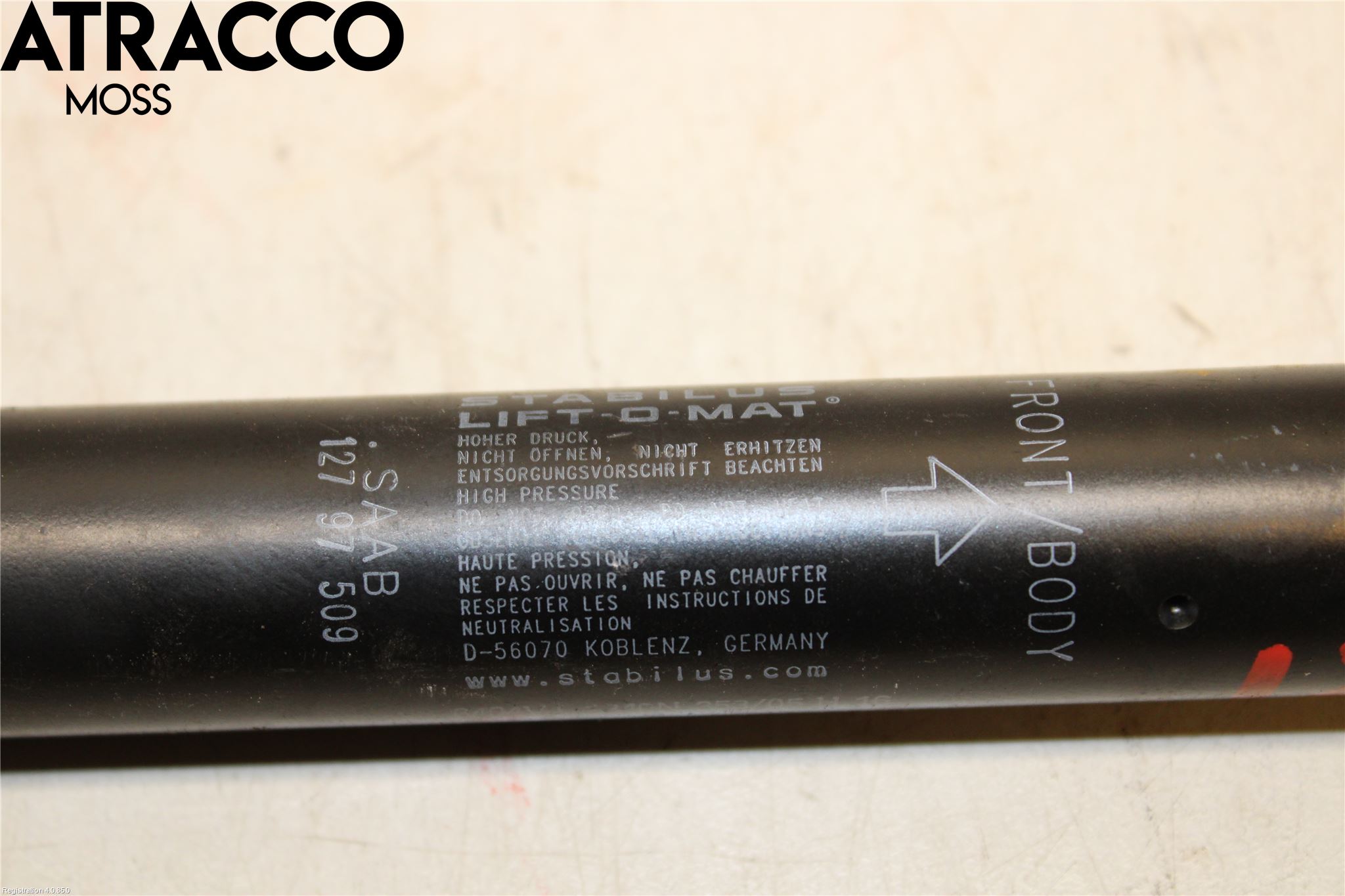 Saab 9-3 VER 2 Panser Demper-Gassfjær