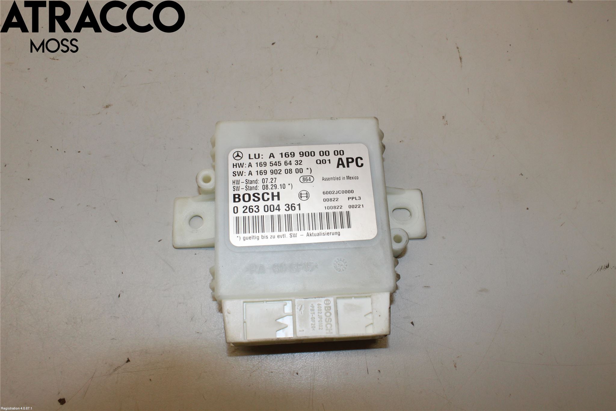 Mercedes-Benz MB A-KLASS (W169) 04-12 Styreenhet Øvrig