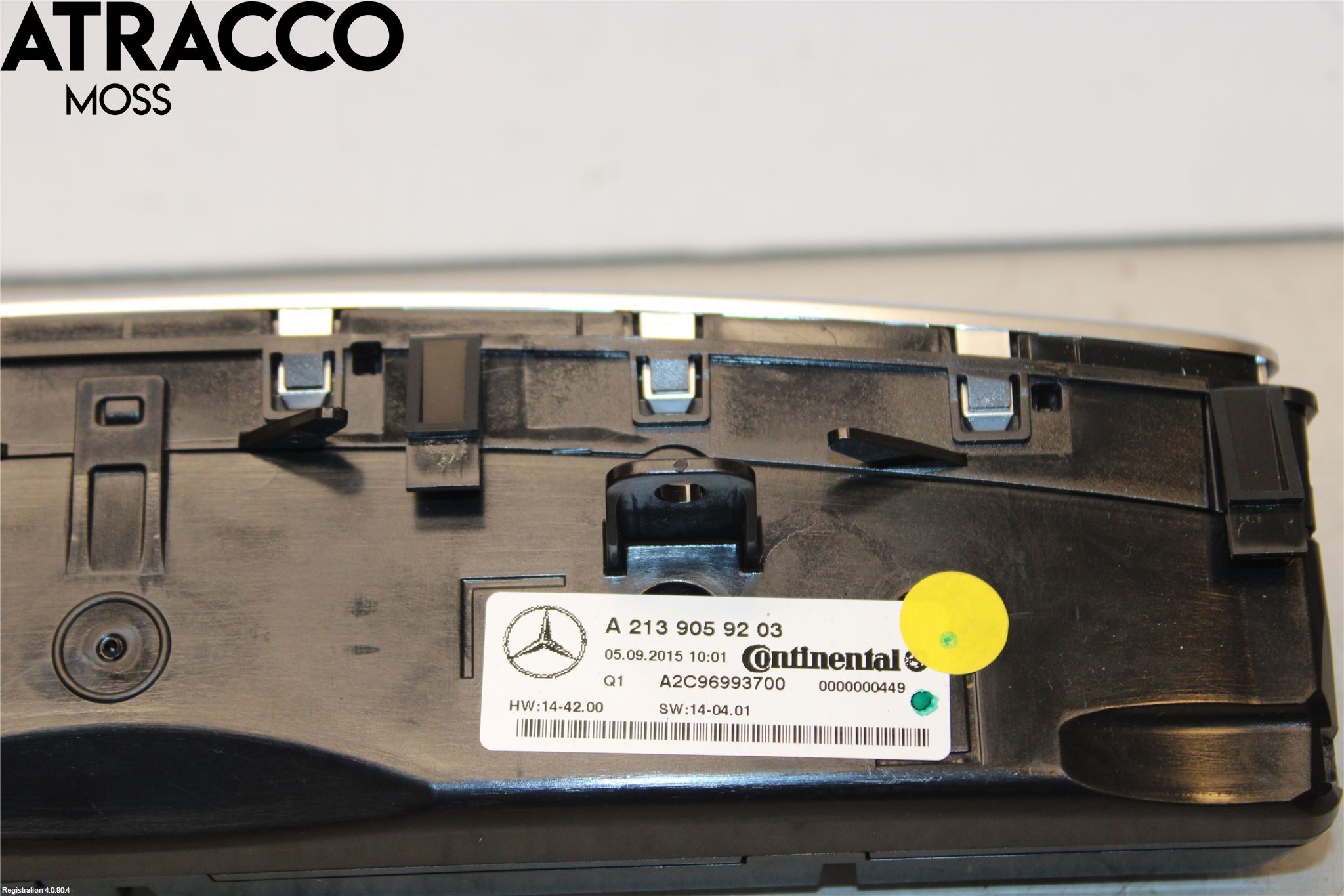 Mercedes-Benz MB E-KLASS (W213) 16-23 Varme Ac Betjening-Display