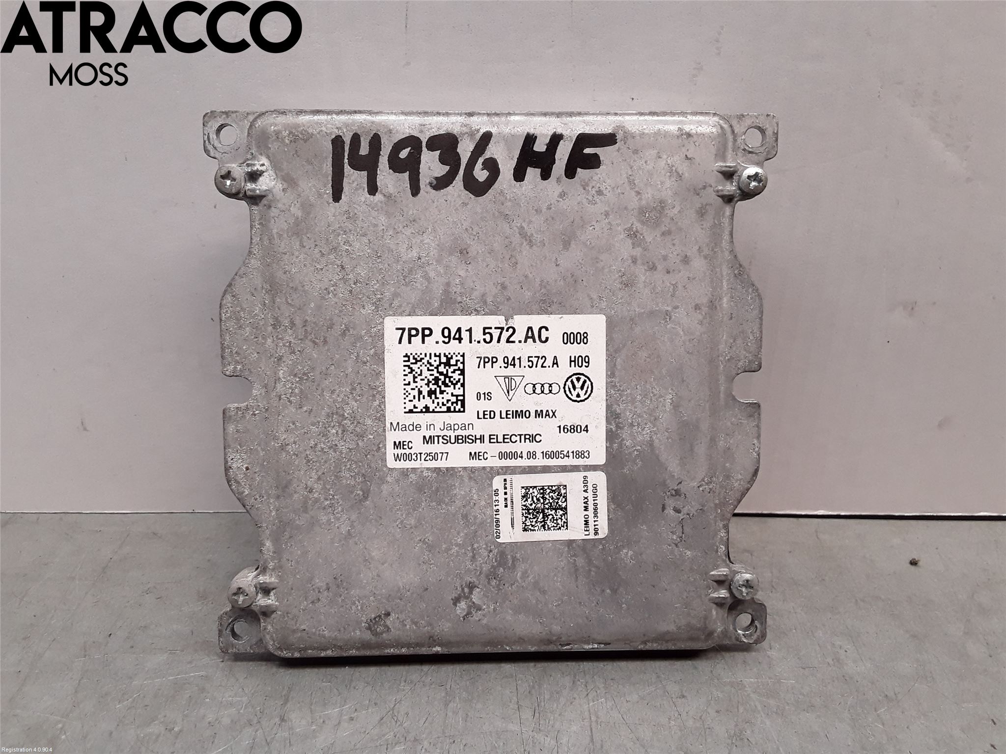 Audi A3/S3 8V 13-20 Styreenhet Xenon