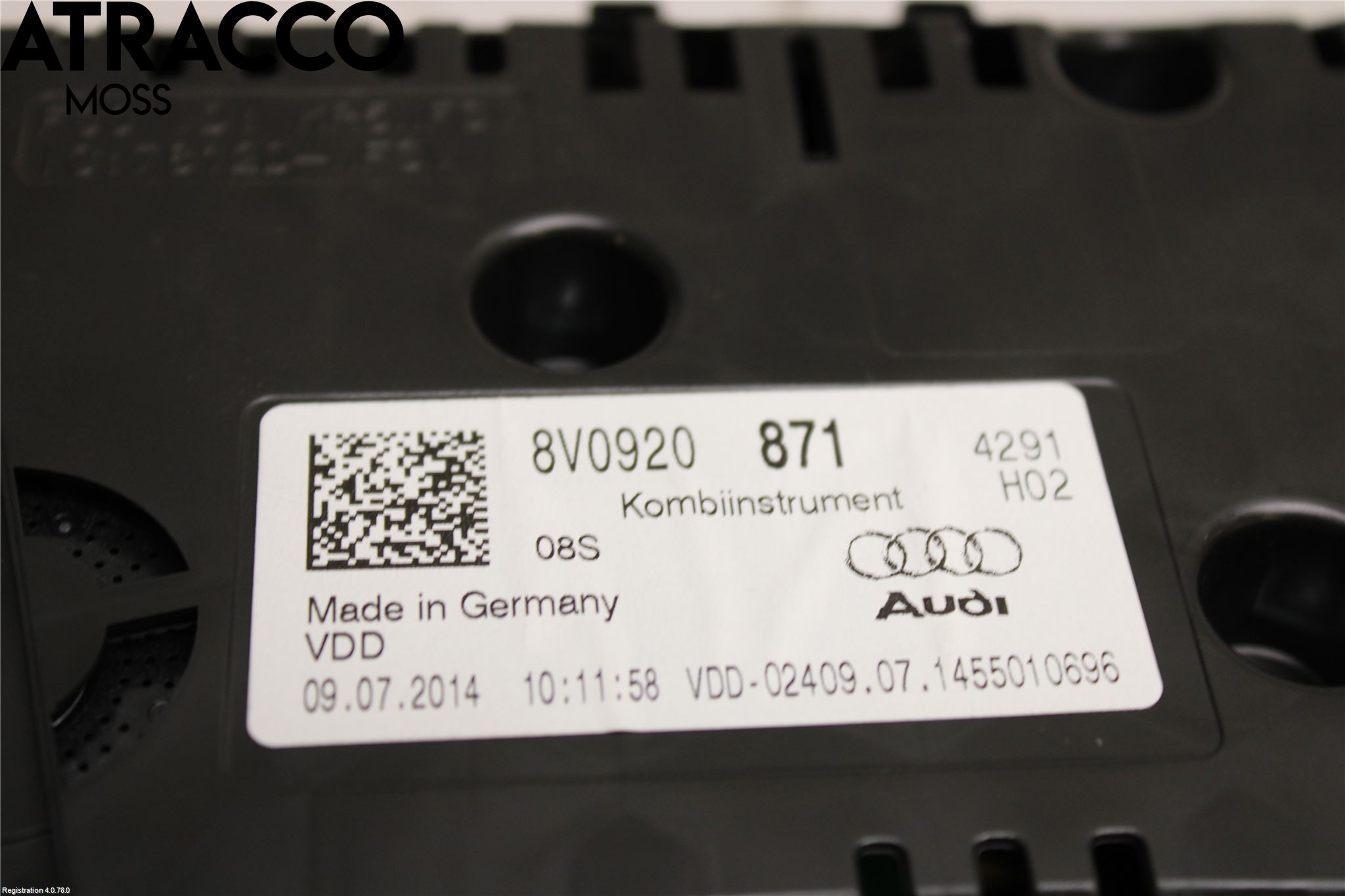 Audi A3/S3 8V 13-20 Instr Kombinert