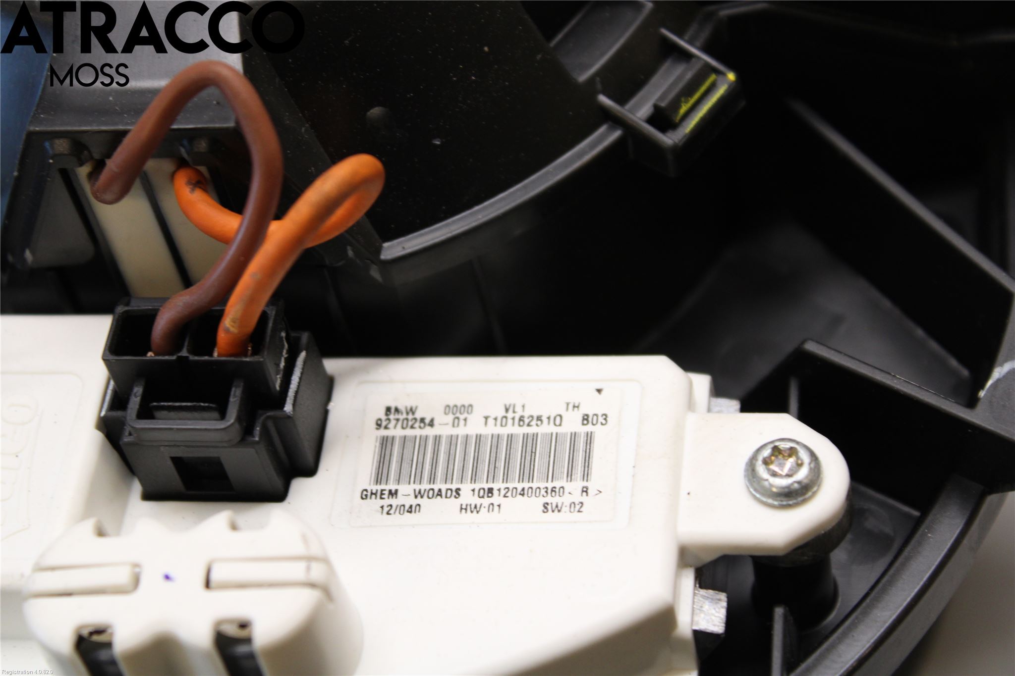 BMW 3 F30/F31/F80 12-19 Varme Ac Varmeapparatvifte