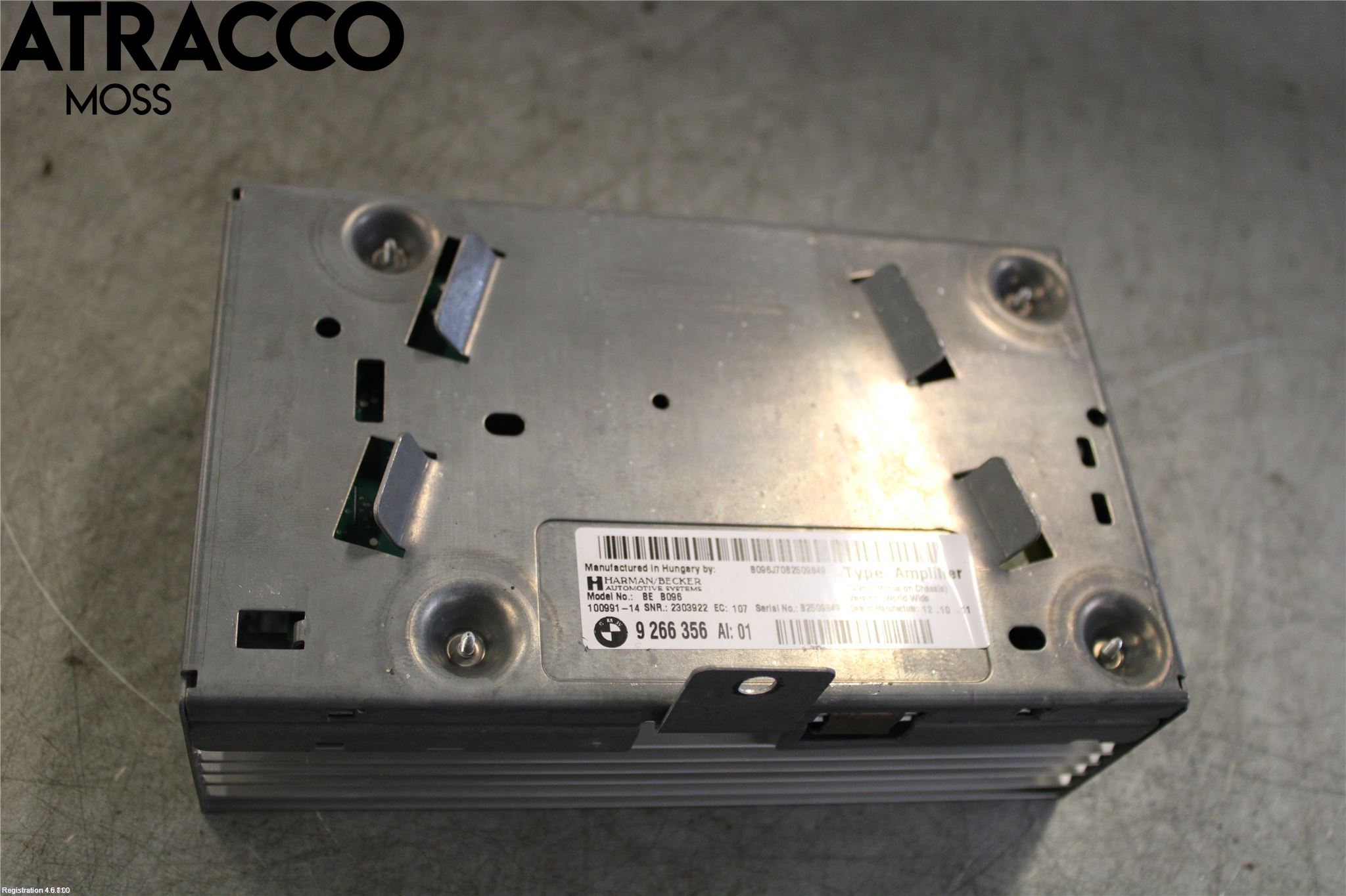 BMW 5 F10/F11/F18 09-17 Stereo Forsterker