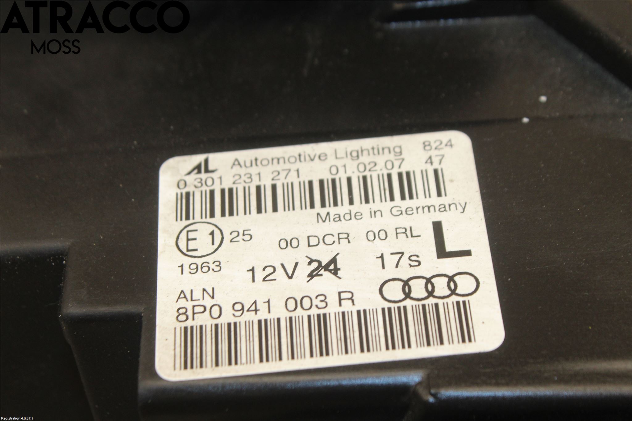 Audi A3/S3 05-13 Frontlykt Venstre