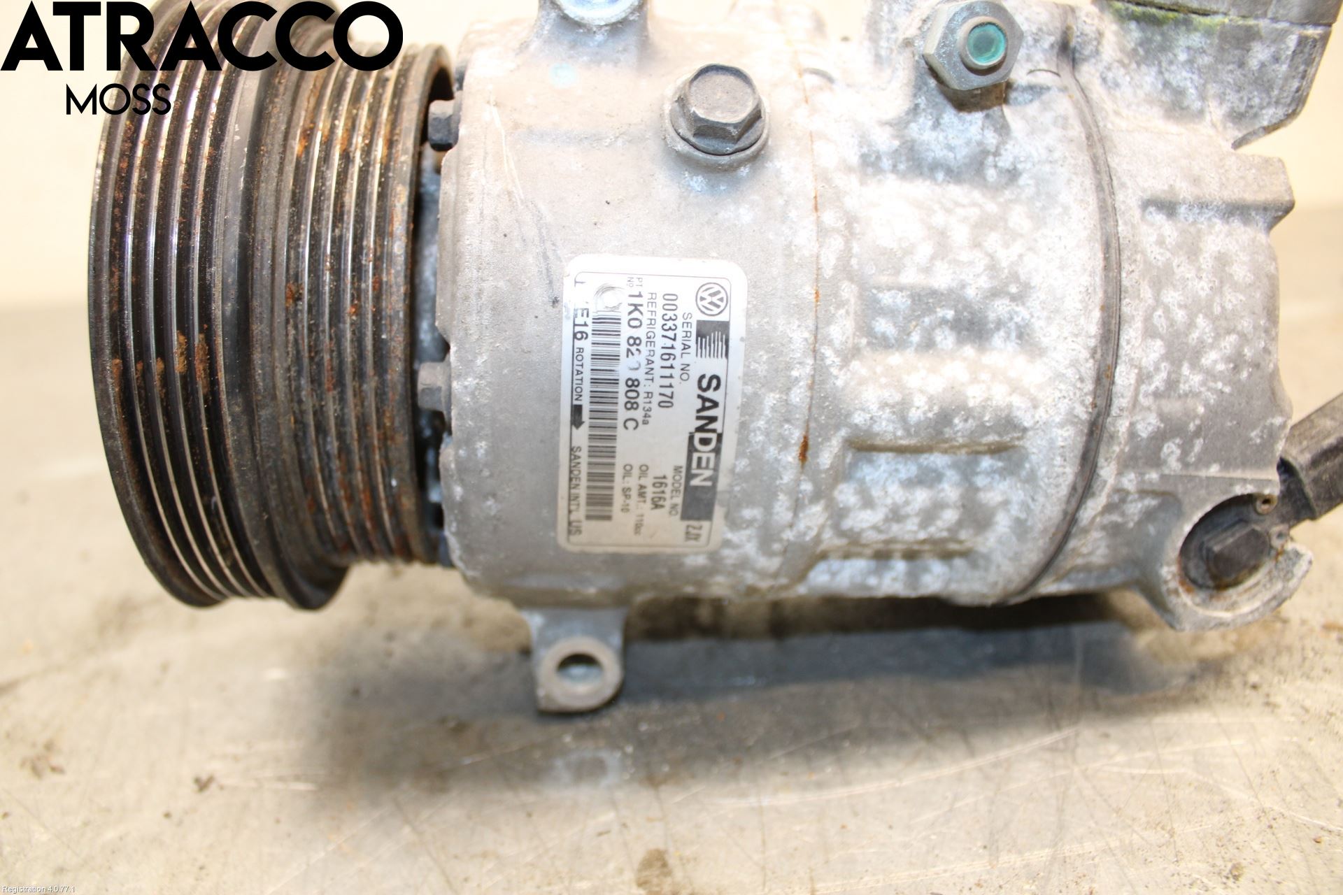 Audi A3/S3 05-13 Varme Ac Kompressor