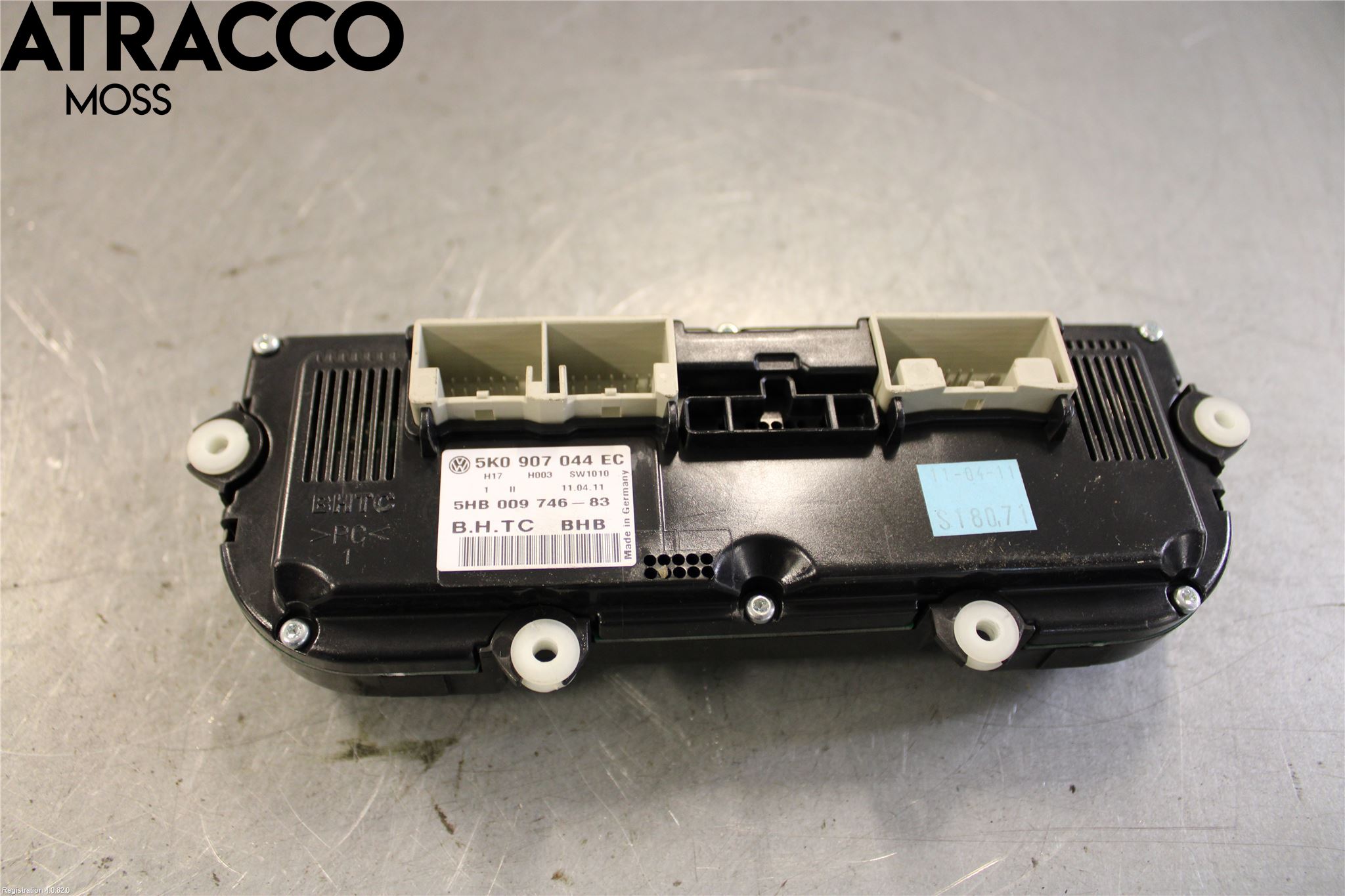 Volkswagen VW TIGUAN 07-16 Varme Ac Betjening-Display