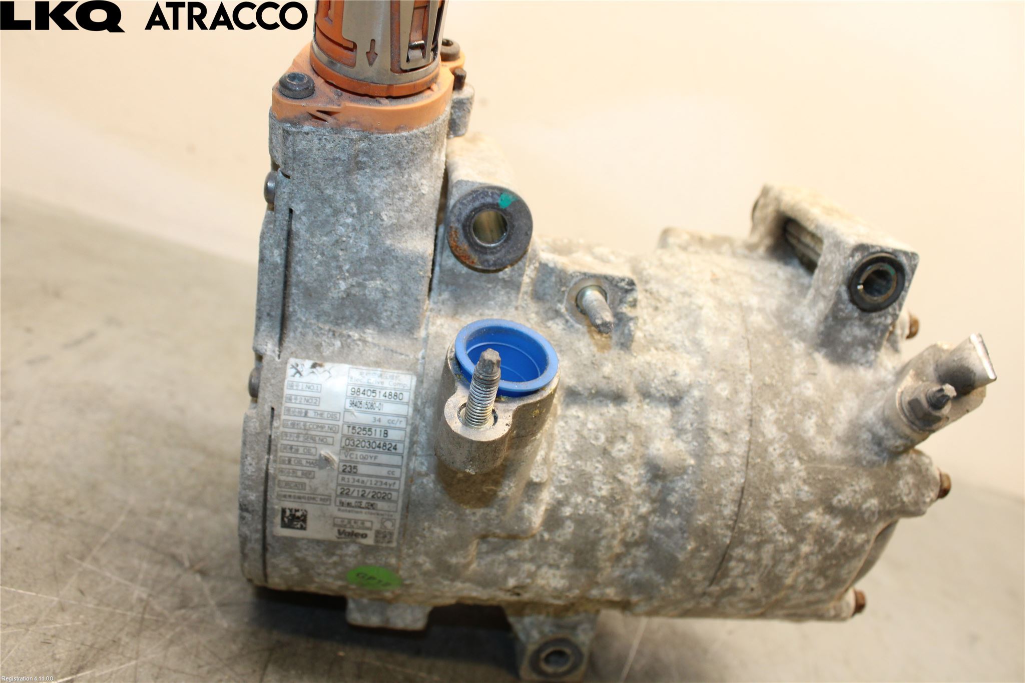 Peugeot EXPERT/E-EXPERT 17- Varme Ac Kompressor