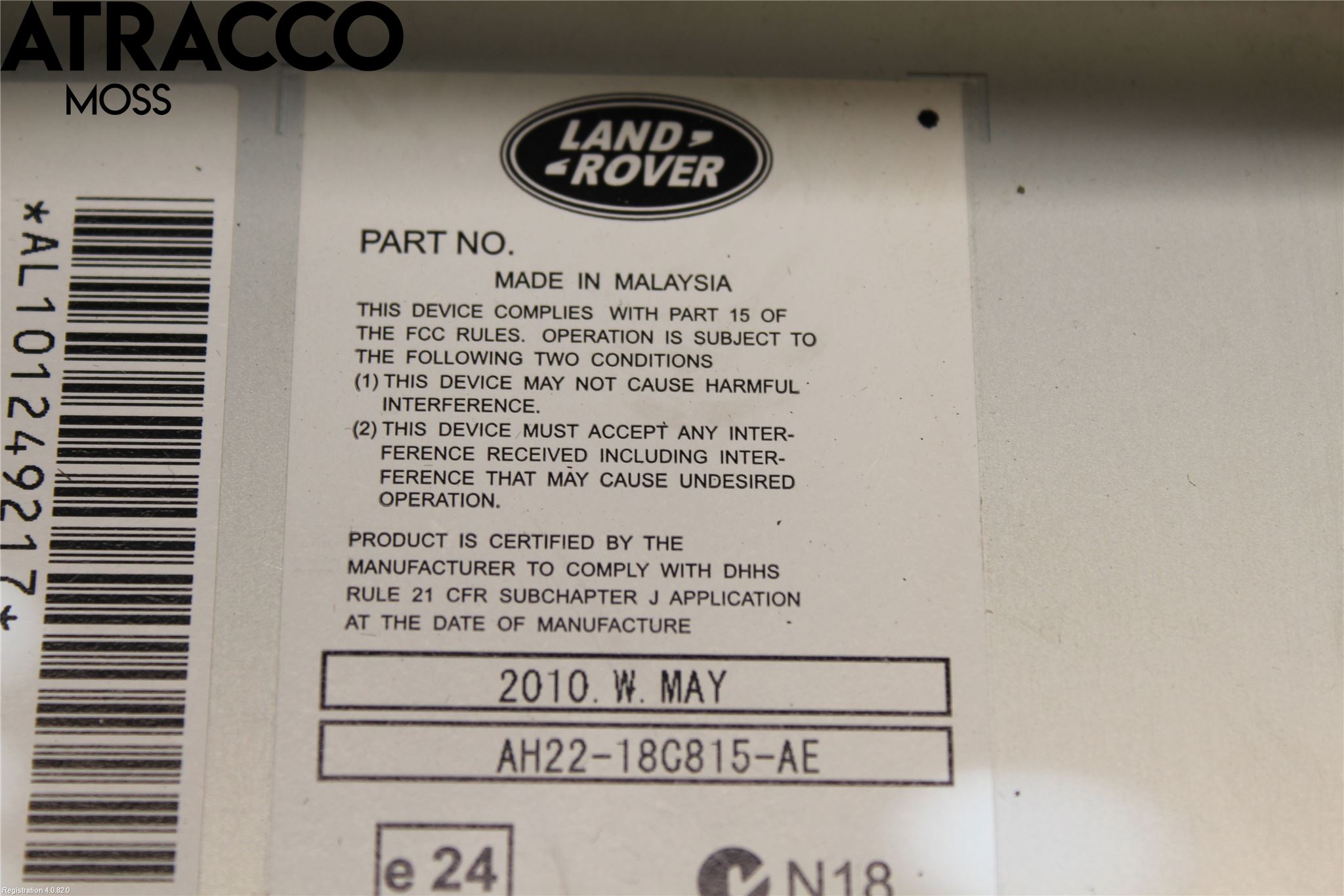 Landrover LAND ROVER DISCOVERY 4 10-16 Stereo Radio Med Cd
