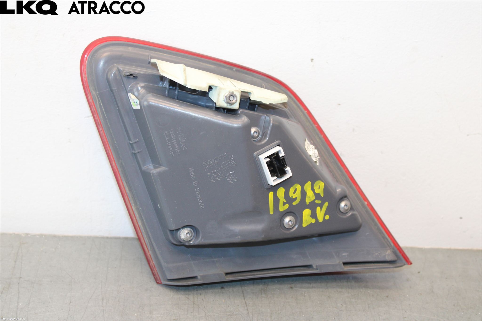 Mercedes-Benz MB B-KLASS (W246/W242) 12-19 Baklykt Venstre  På Luke(Indre